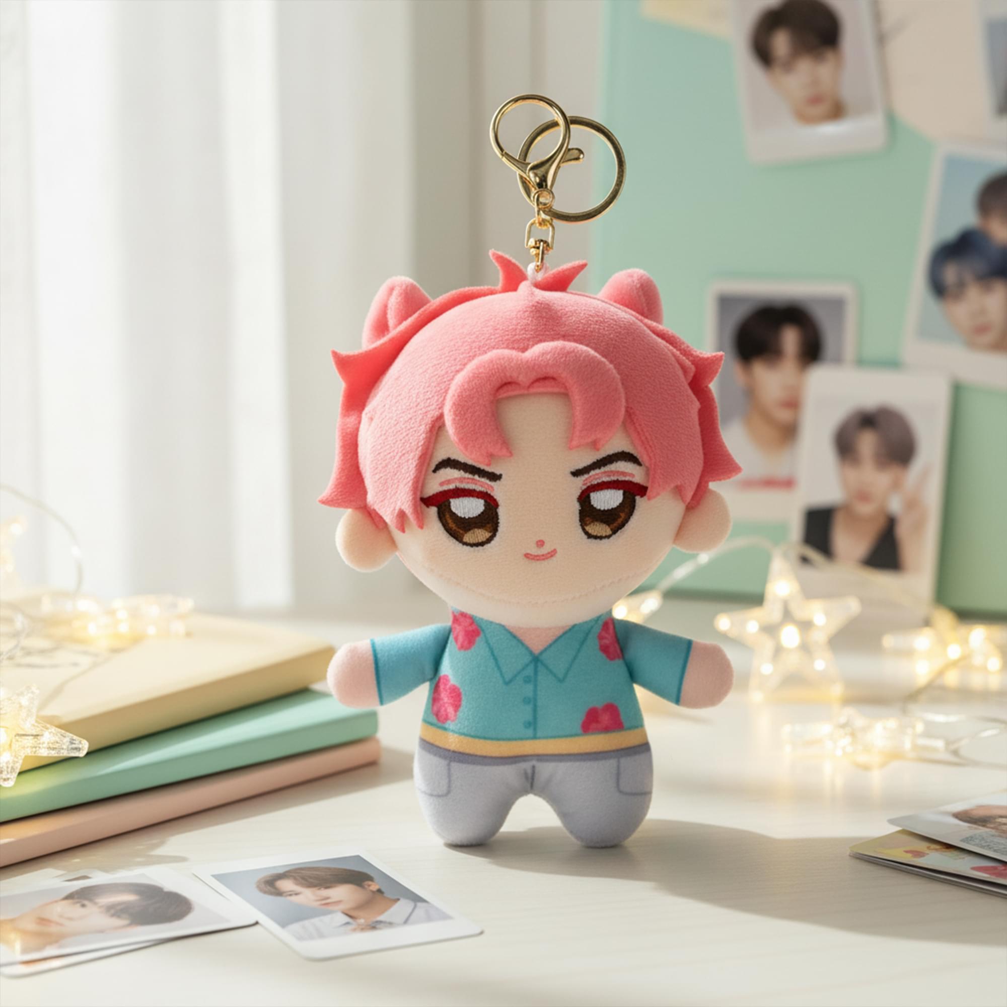 K-Pop Demon Hunters 5-Inch Plush Key Ring | Saja Boys Abby