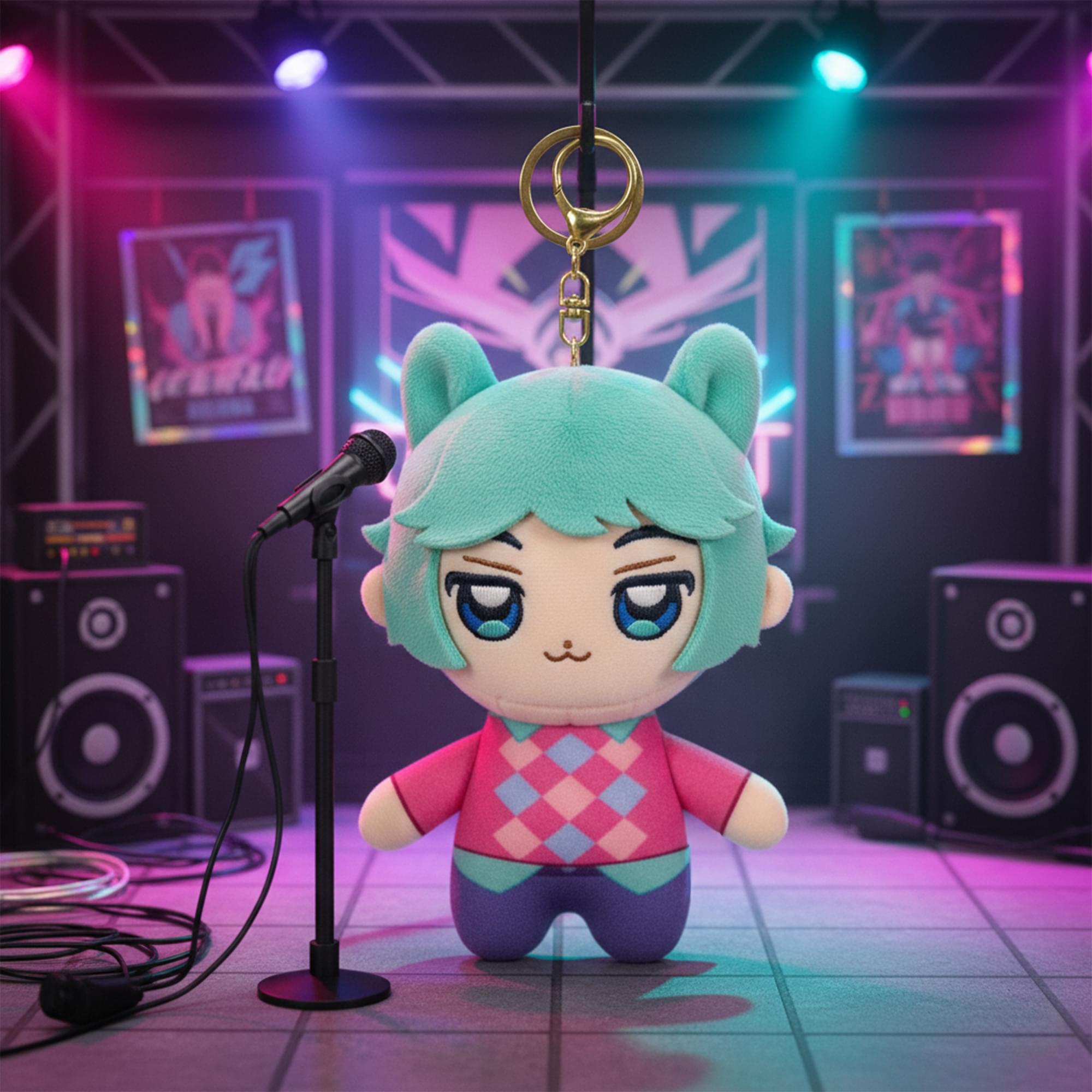 K-Pop Demon Hunters 5-Inch Plush Key Ring | Saja Boys Baby