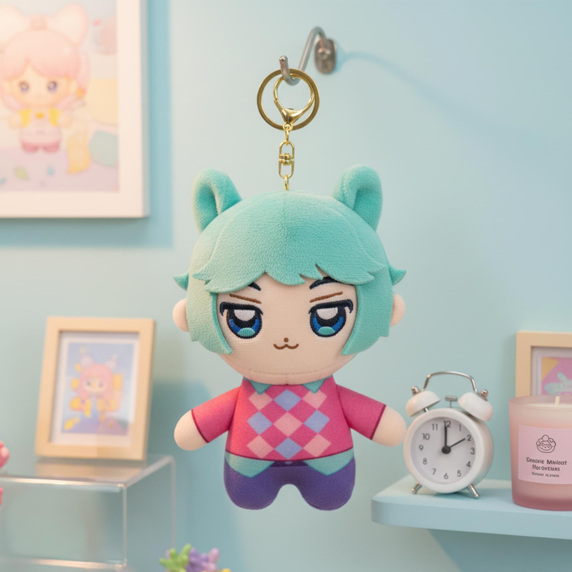 K-Pop Demon Hunters 5-Inch Plush Key Ring | Saja Boys Baby