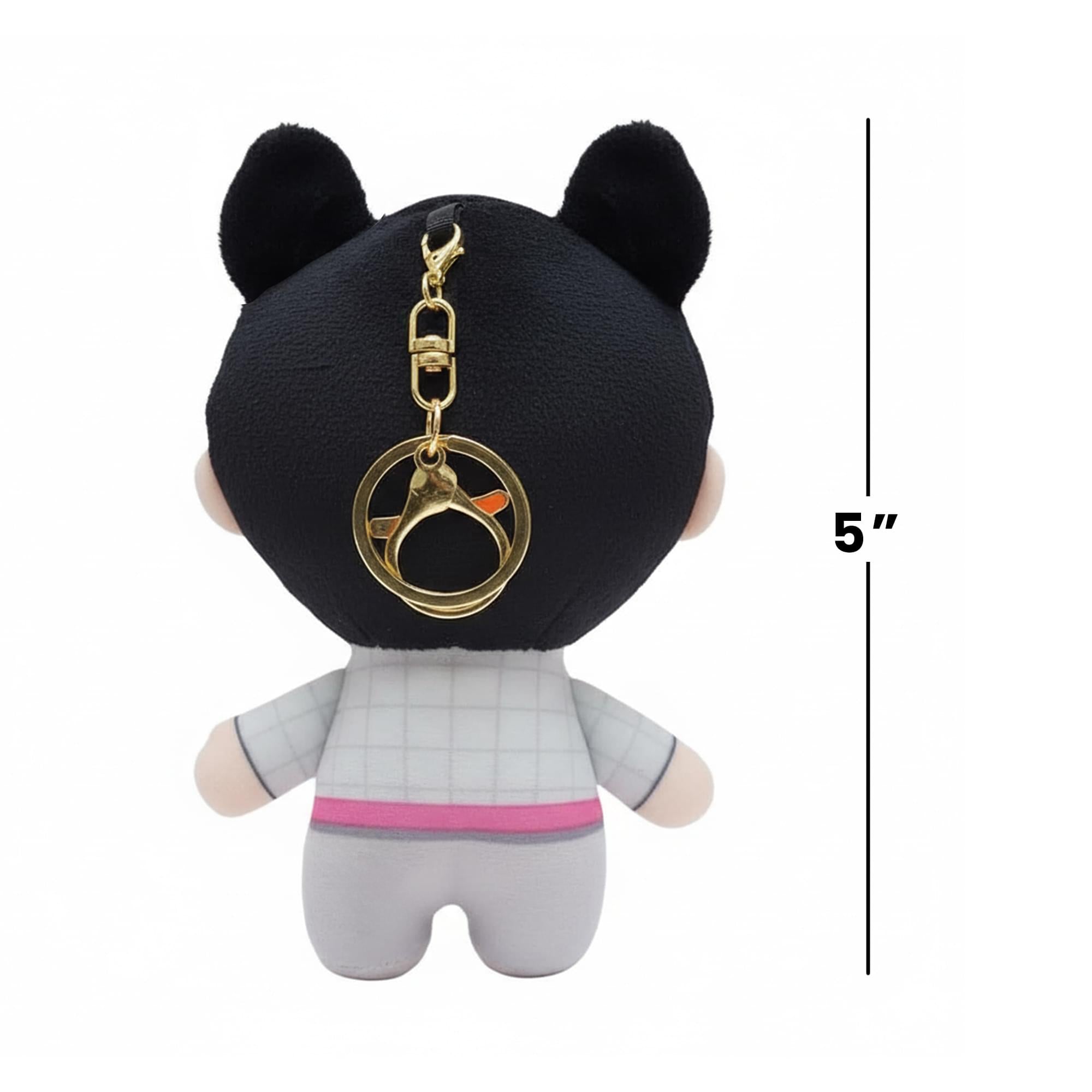 K-Pop Demon Hunters 5-Inch Plush Key Ring | Saja Boys Jinu