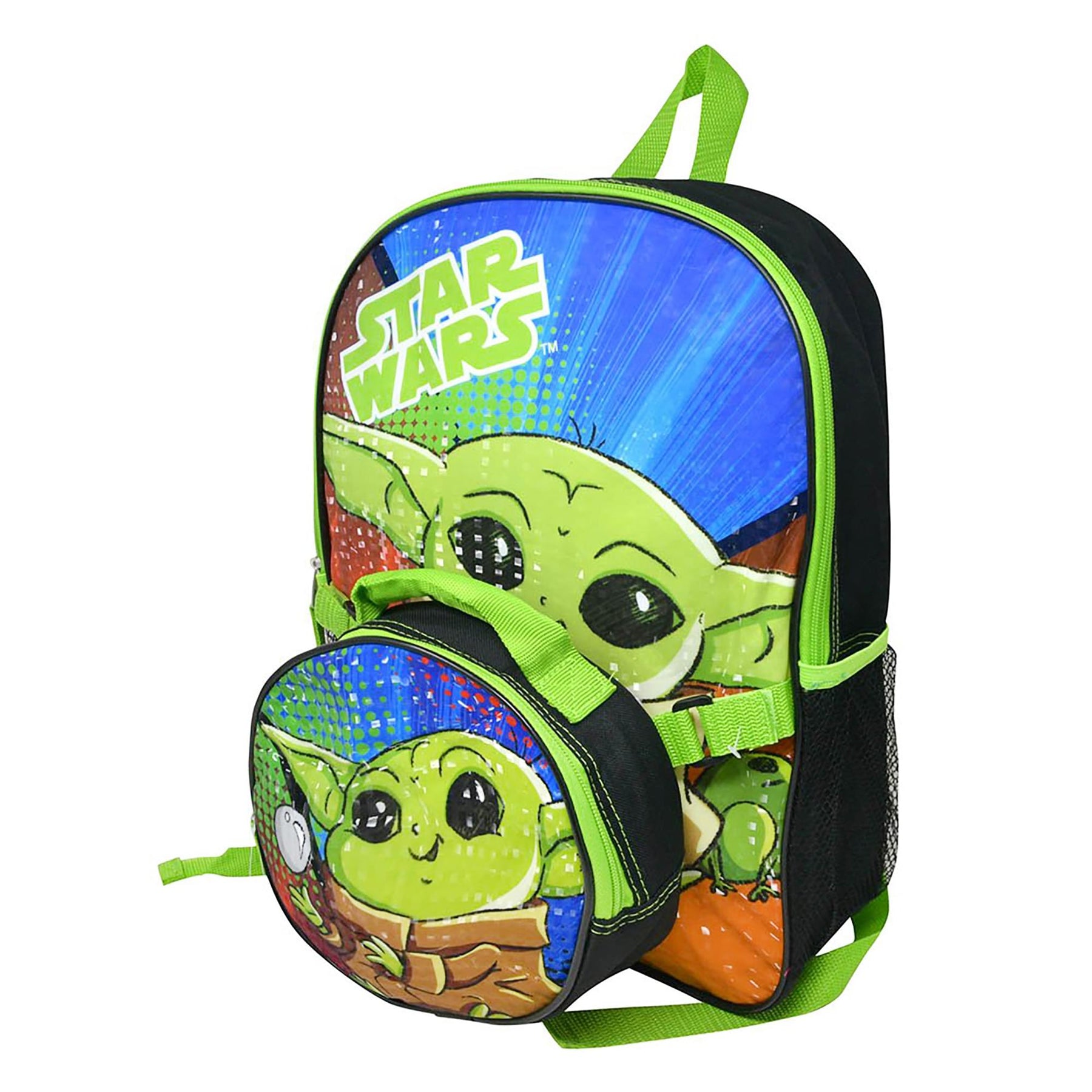 Star Wars Grogu 16 Inch Backpack with Lunch Bag