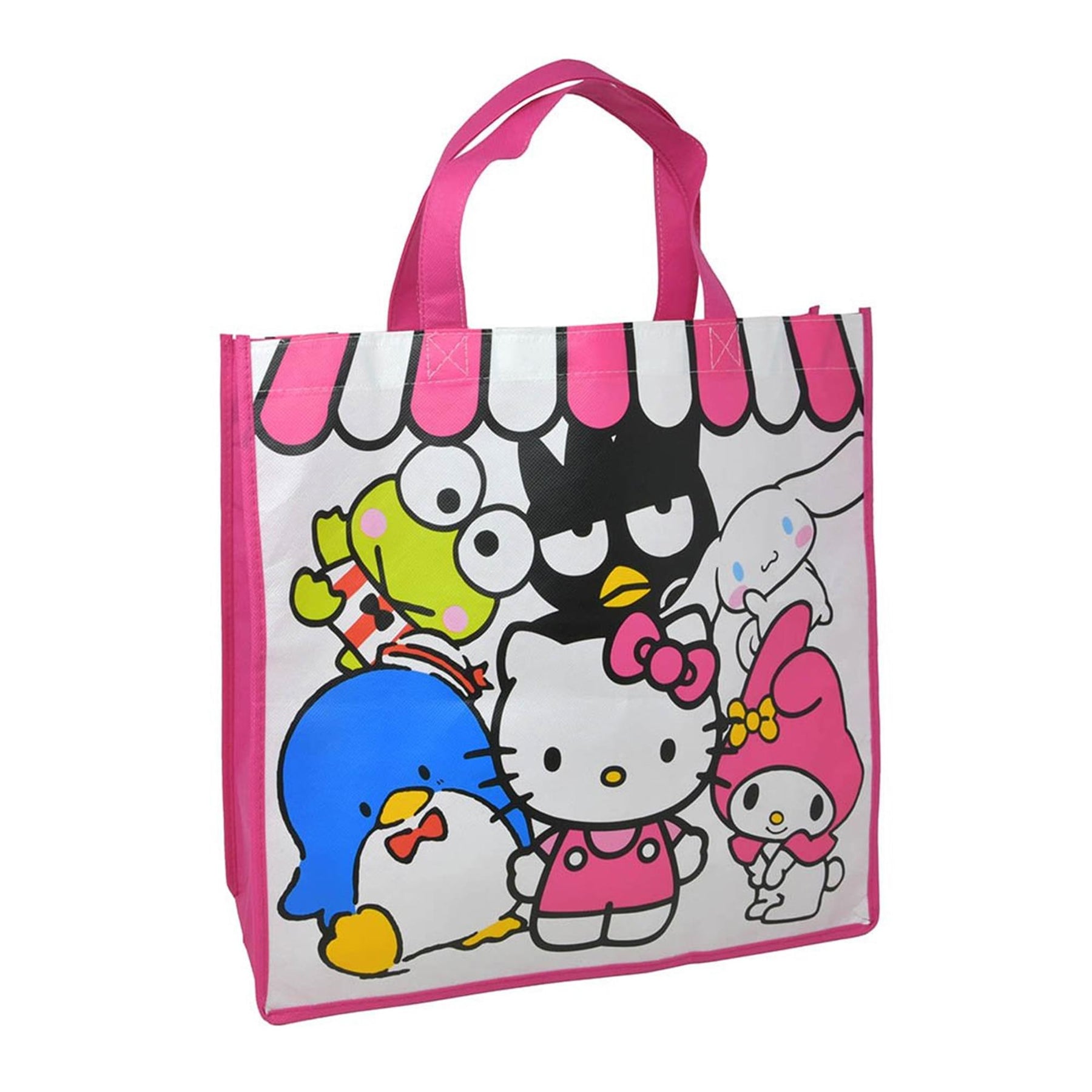 Sanrio Hello Kitty and Friends Eco Friendly Tote Bag | 15" x 5.5" x 13.5"