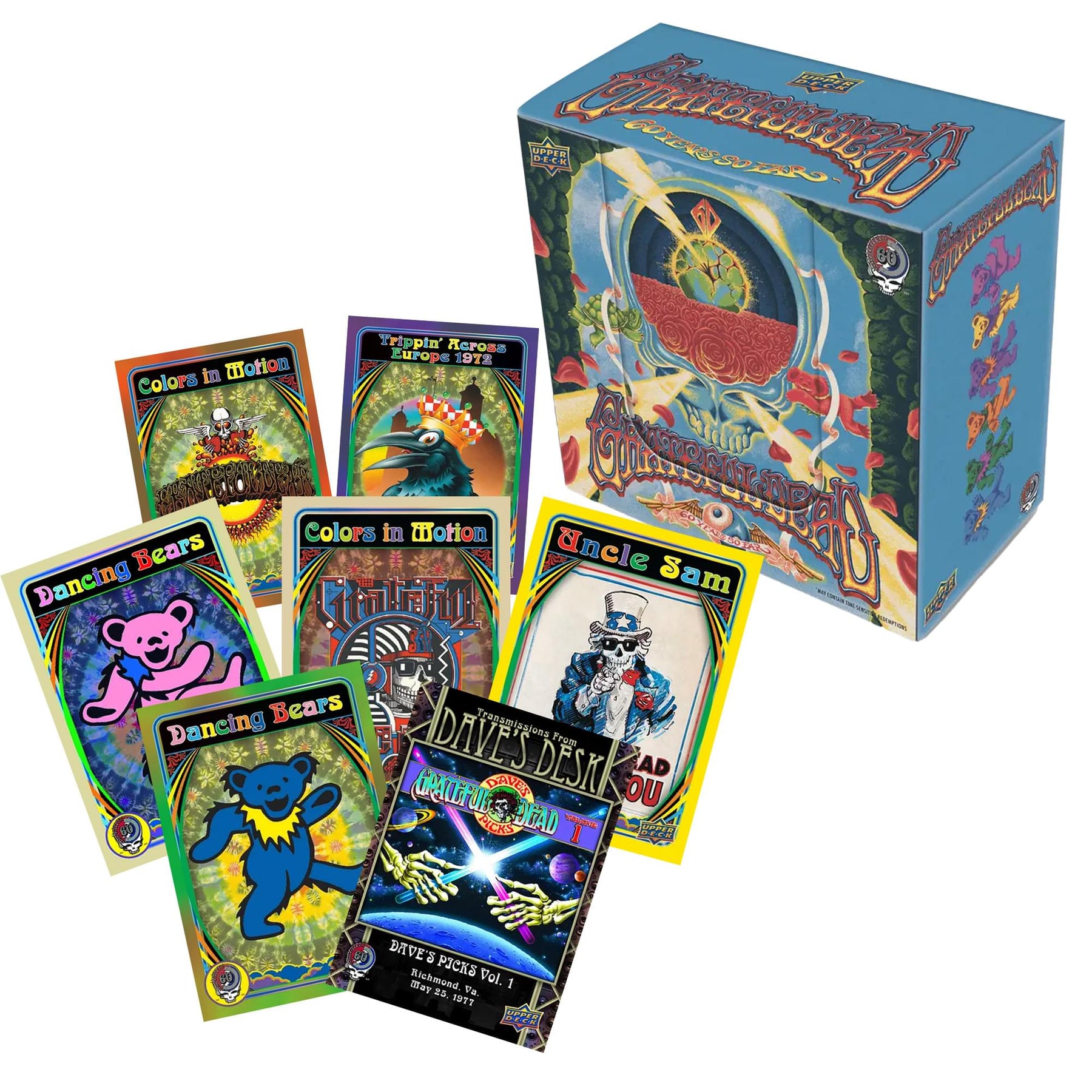 Grateful Dead 2025 Upper Deck Collectors Set | 55 Cards
