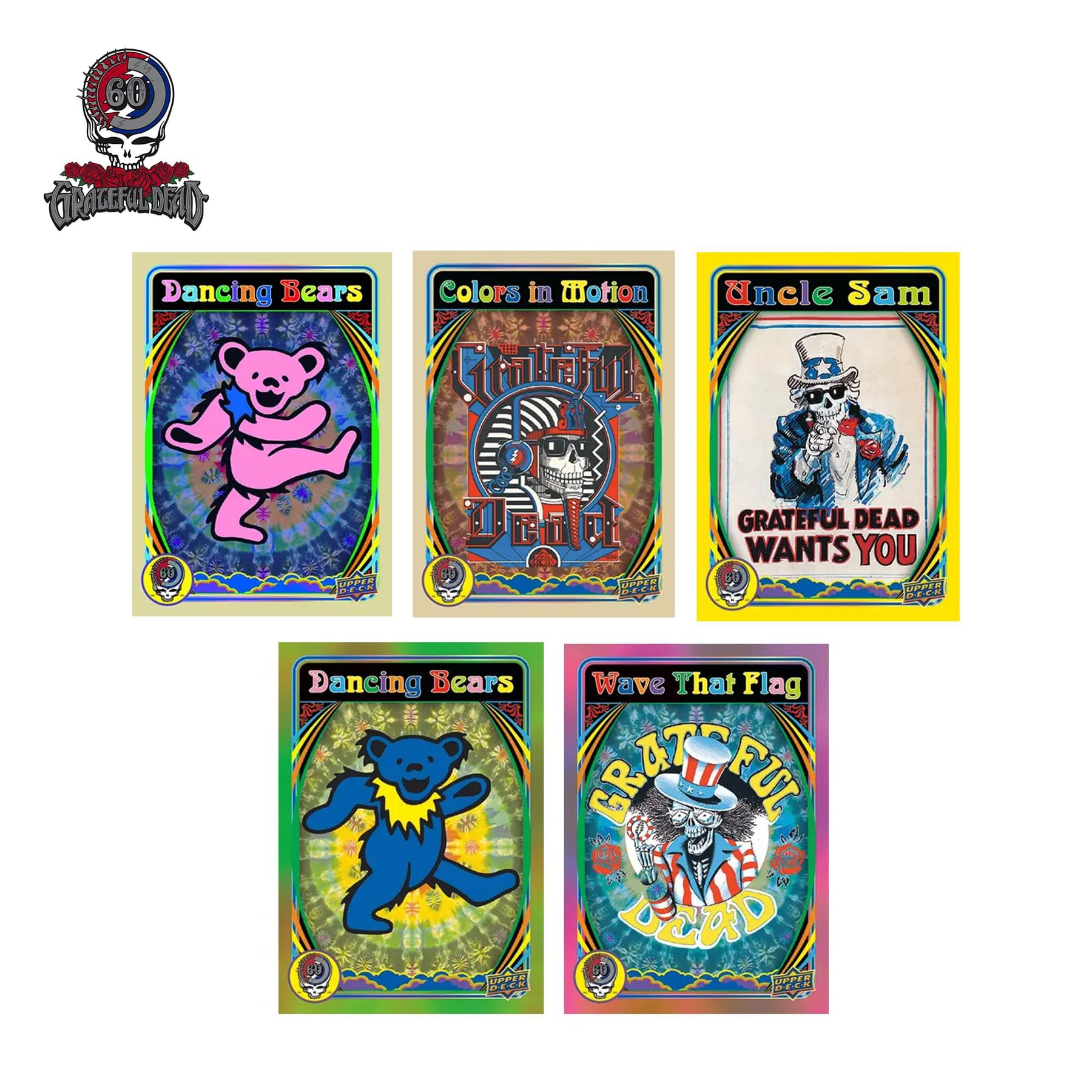 Grateful Dead 2025 Upper Deck Collectors Set | 55 Cards
