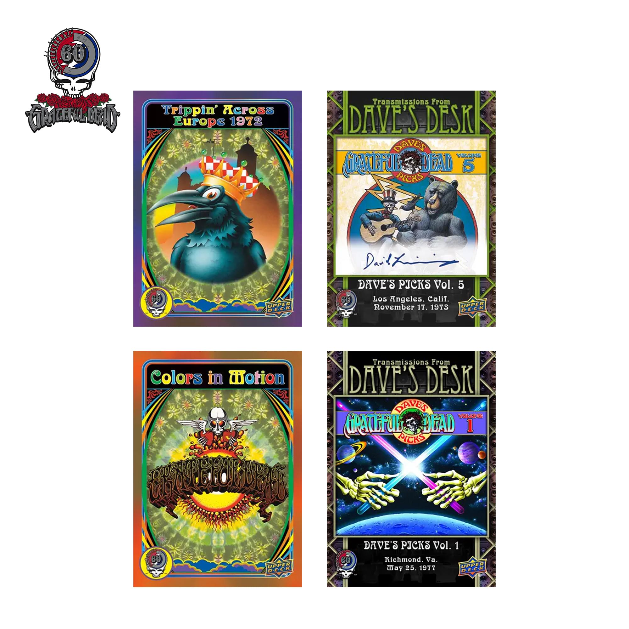 Grateful Dead 2025 Upper Deck Collectors Set | 55 Cards
