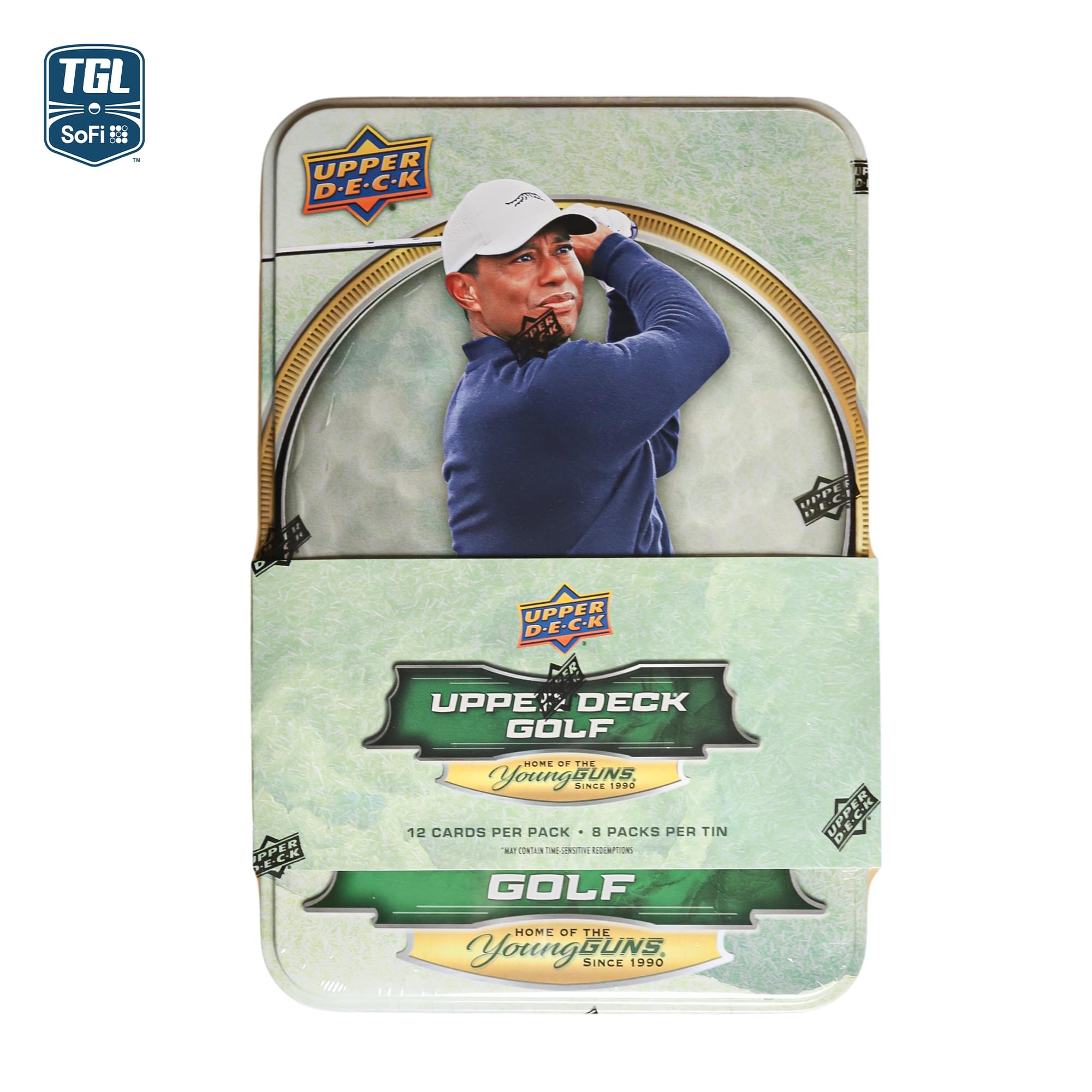 2025 Upper Deck Golf Sealed Collector Tin | 8 Packs