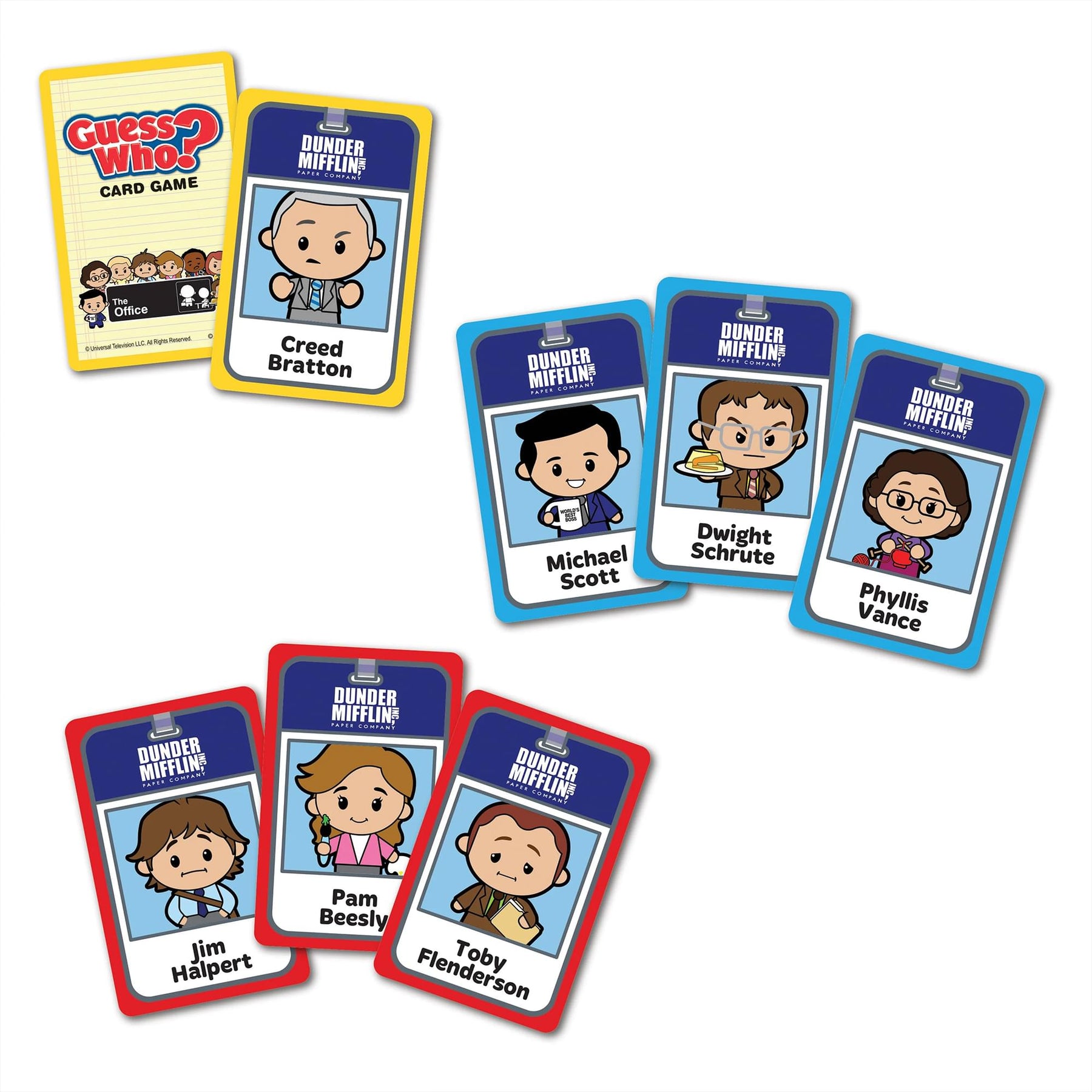 The Office Guess Who Card Game Free Shipping