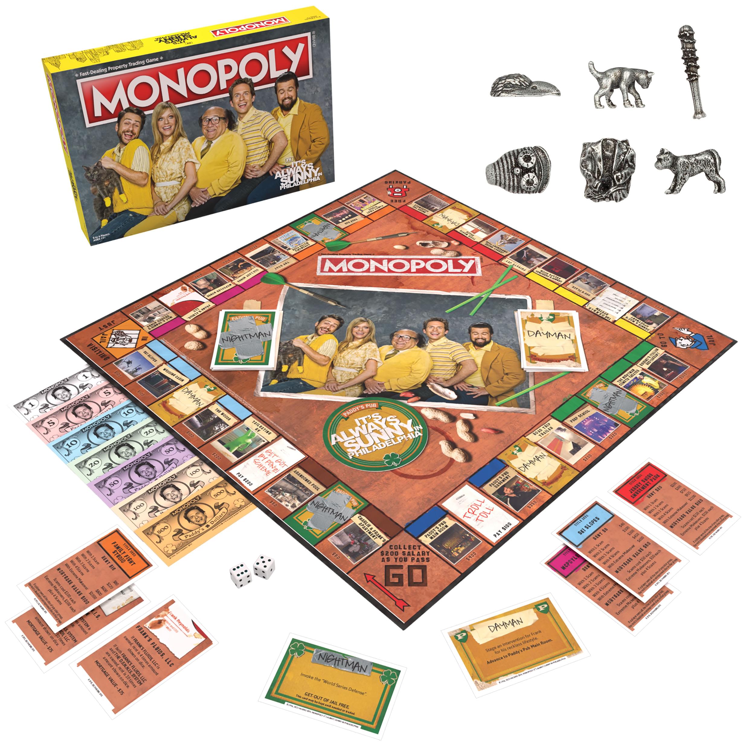 Its Always Sunny In Philadelphia Monopoly Board Game