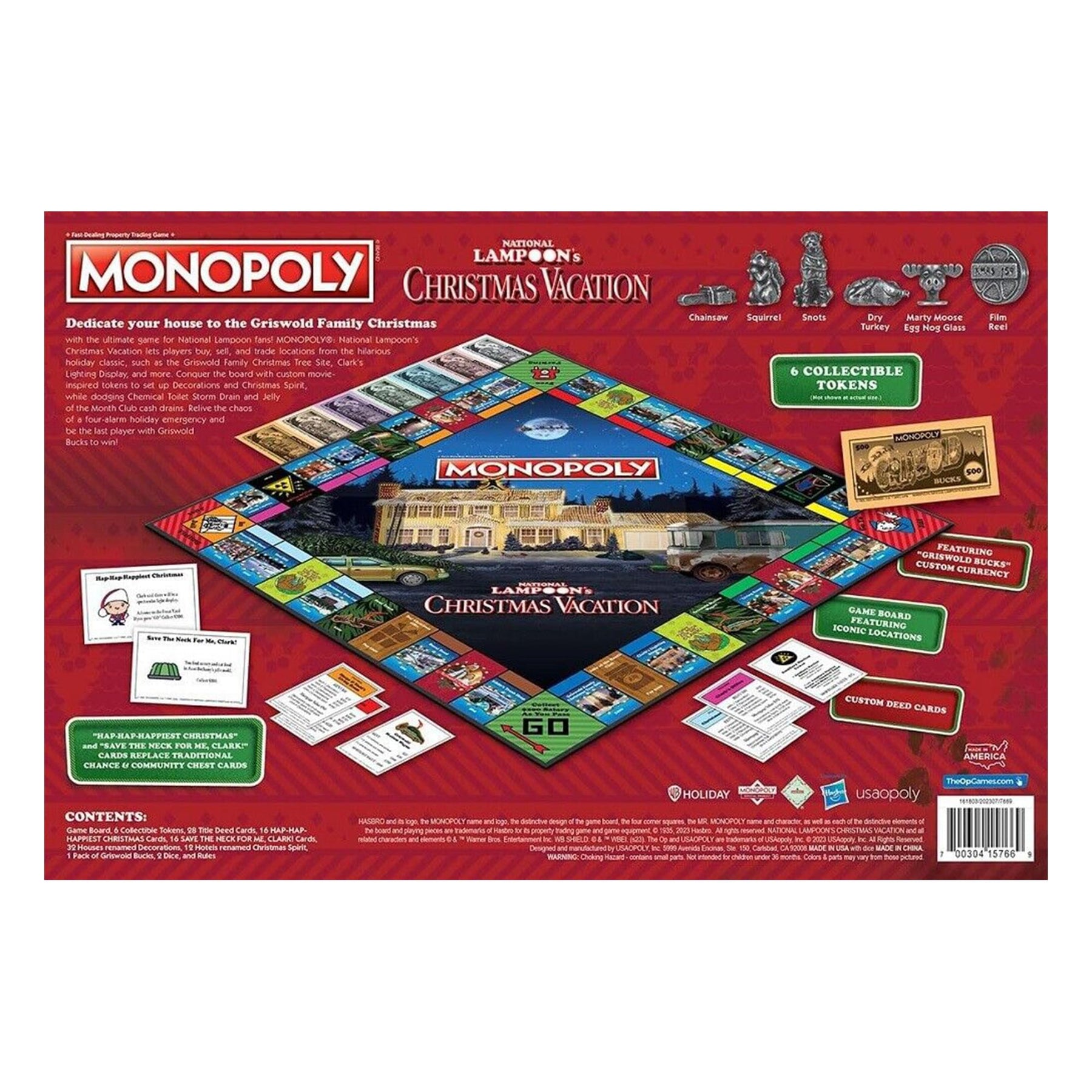 National Lampoon's Christmas Vacation Monopoly Board Game