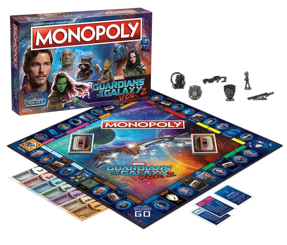 Guardians of the Galaxy Vol. 2 Monopoly Board Game