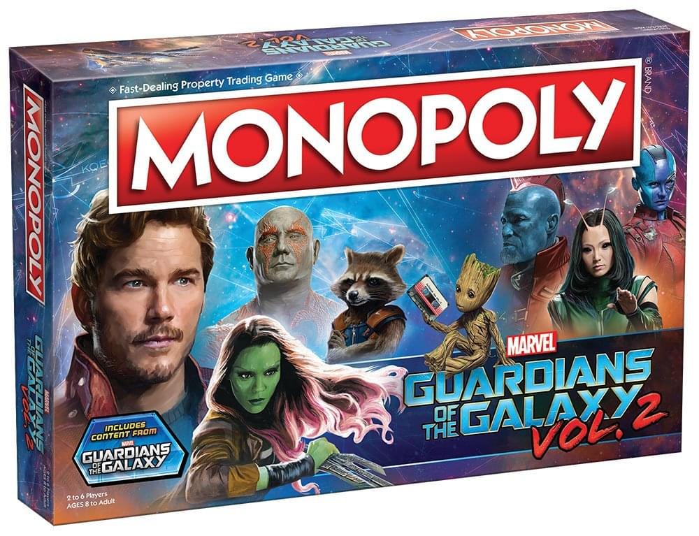 Guardians of the Galaxy Vol. 2 Monopoly Board Game