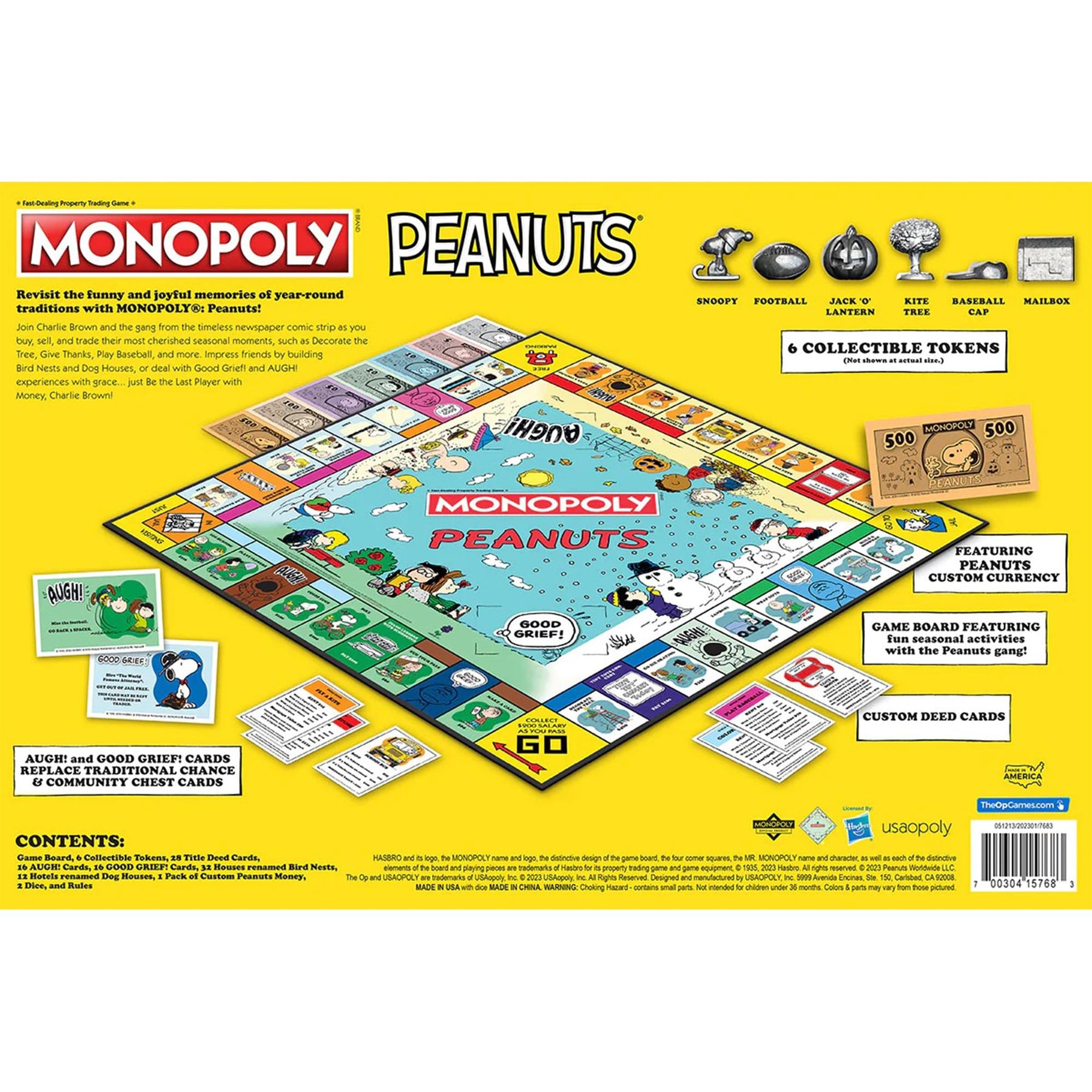 Peanuts Monopoly Board Game