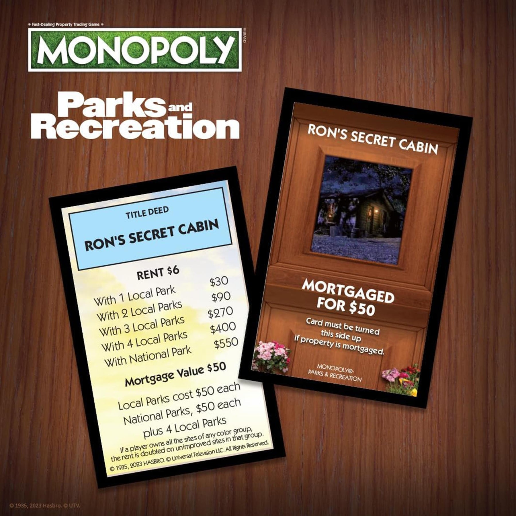 Parks and Rec Monopoly Board Game