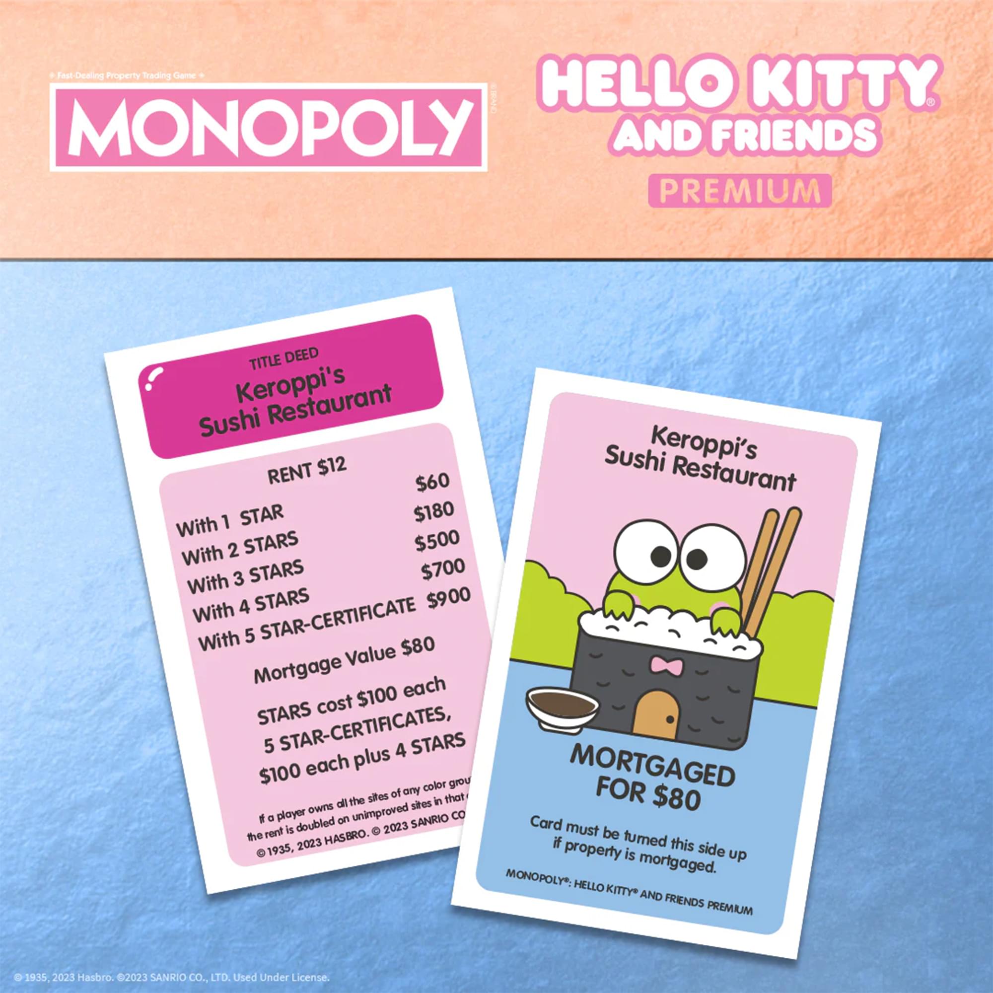 Sanrio Hello Kitty and Friends Premium Monopoly Board Game