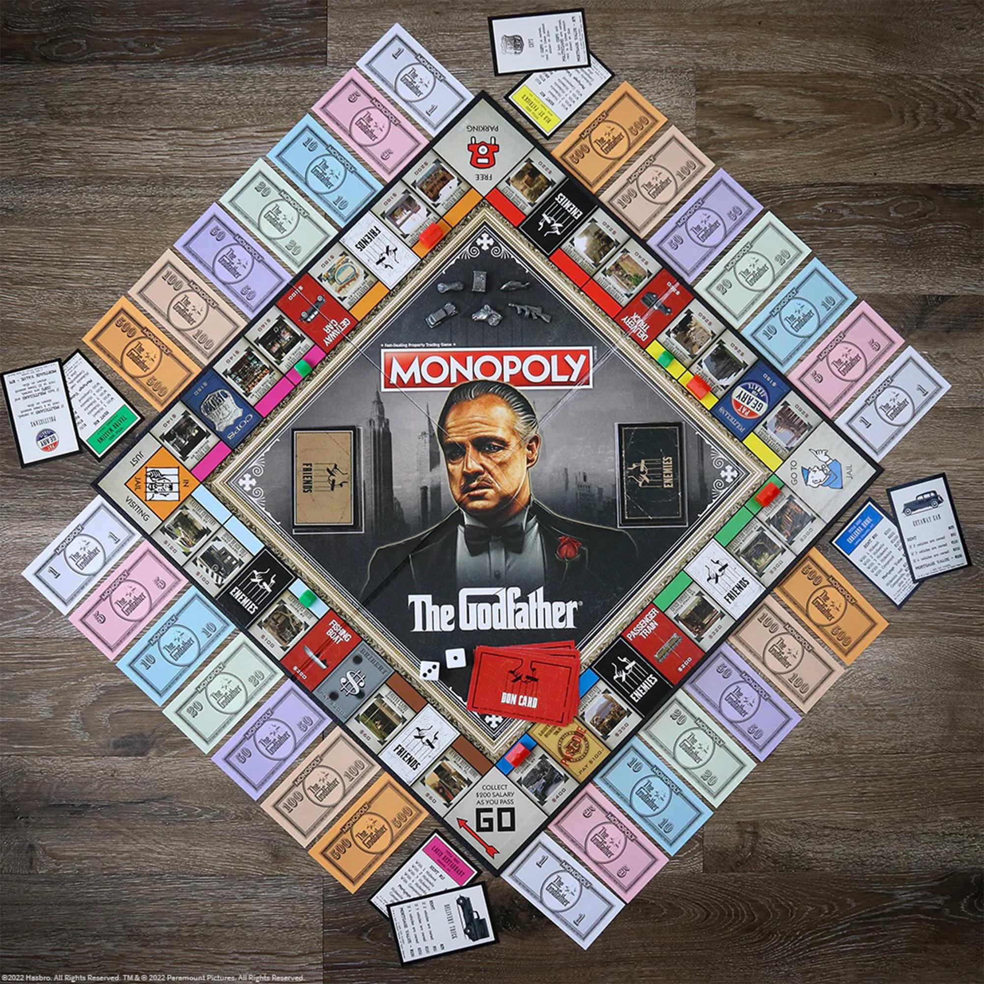 The Godfather 50th Anniversary Monopoly Board Game