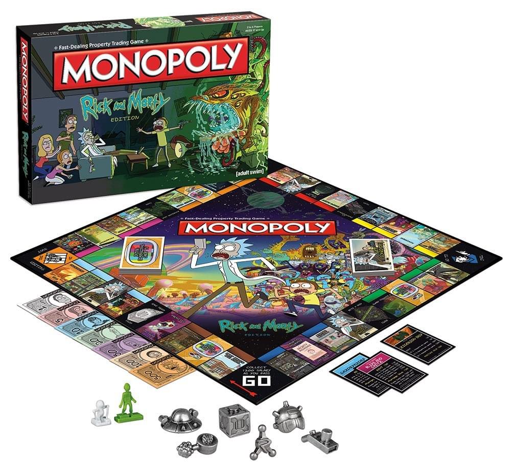 Rick and Morty Monopoly Board Game