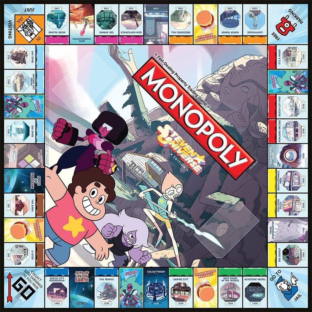 Steven Universe Monopoly Board Game
