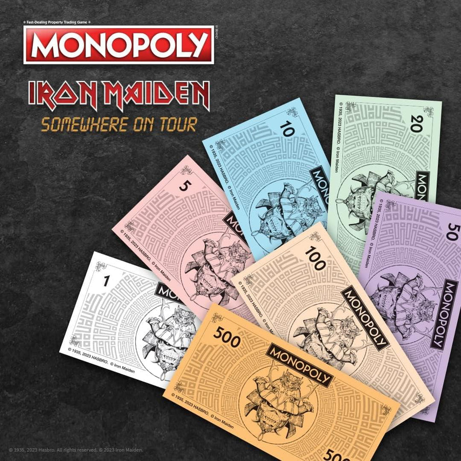 Iron Maiden Monopoly Board Game Free Shipping