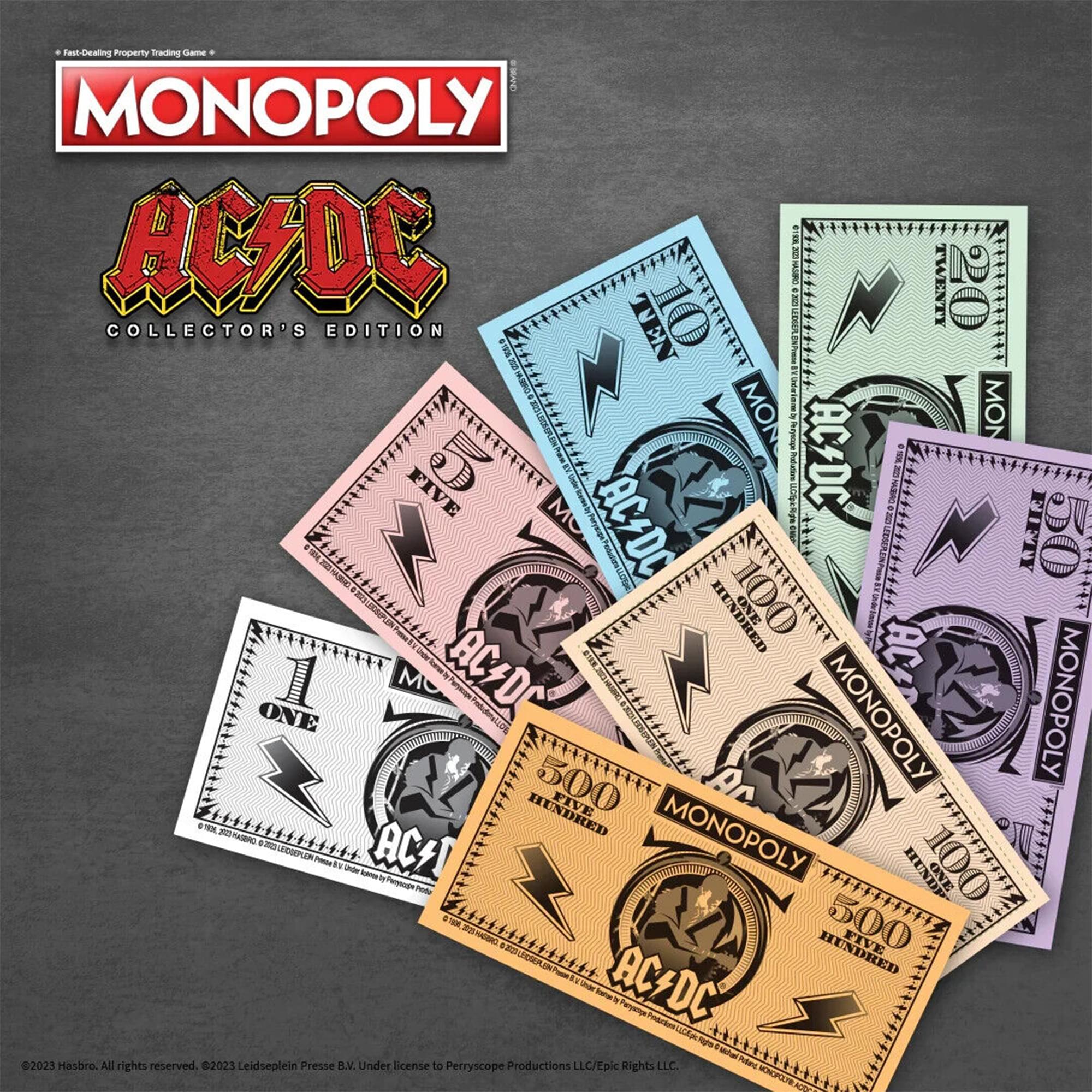 AC/DC Monopoly Board Game