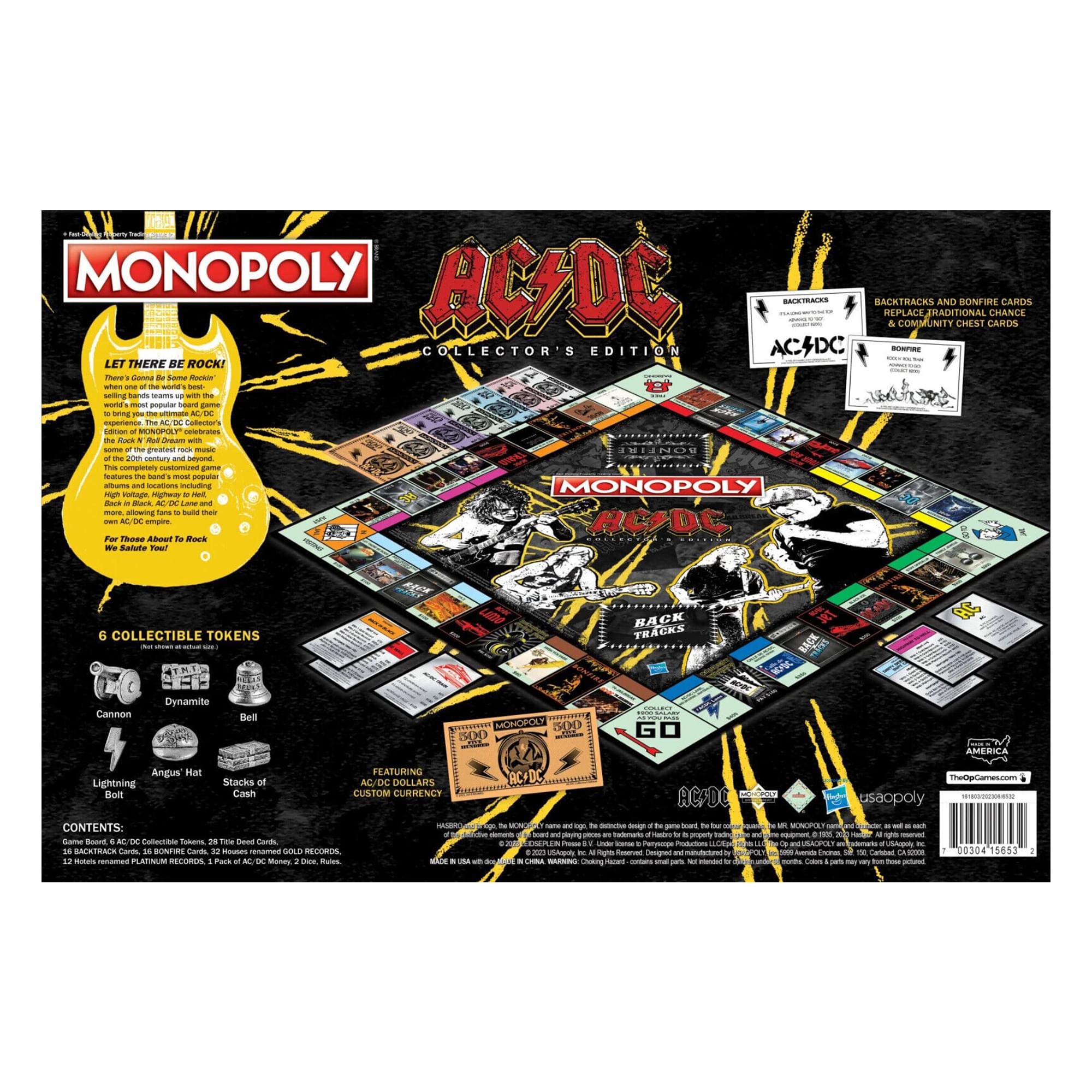 AC/DC Monopoly Board Game