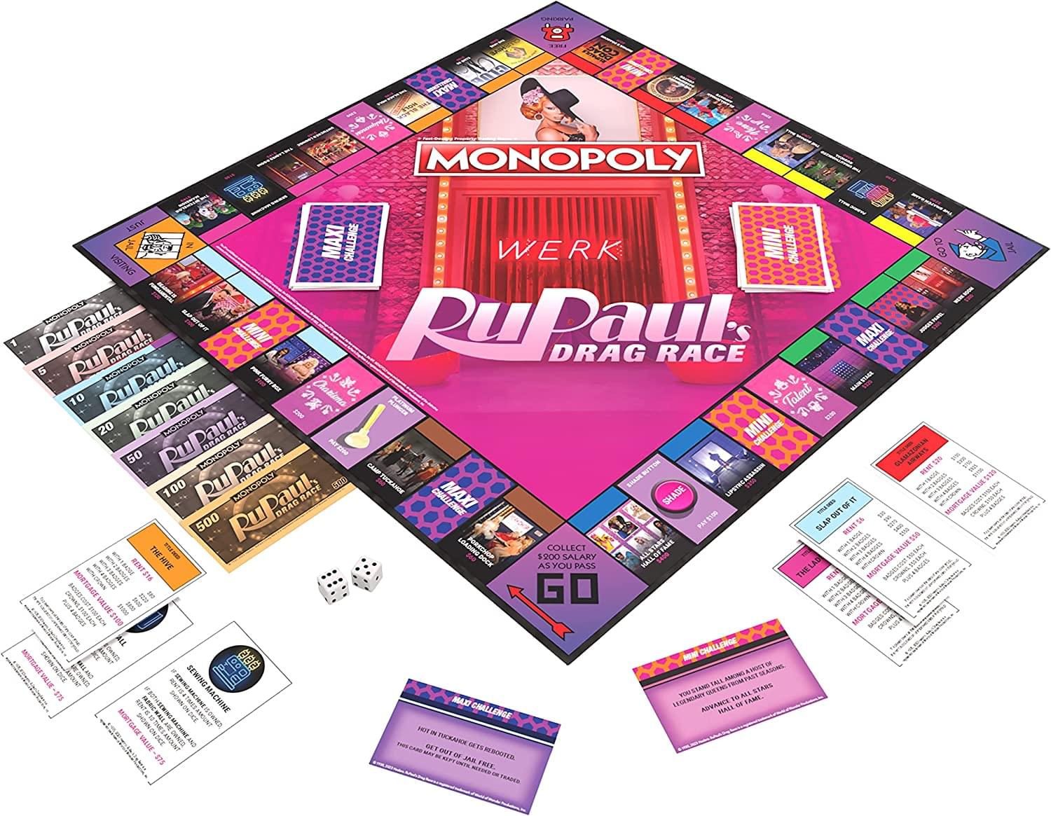 Rupauls Drag Race Monopoly Board Game