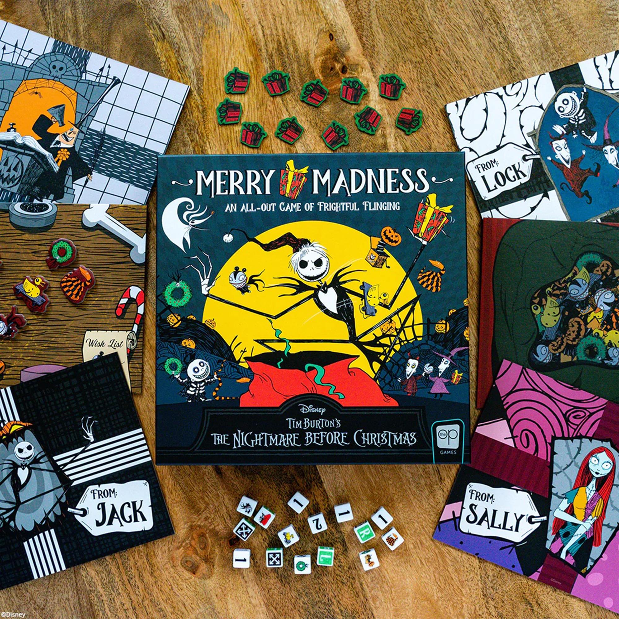 Nightmare Before Christmas Merry Madness Dice Game