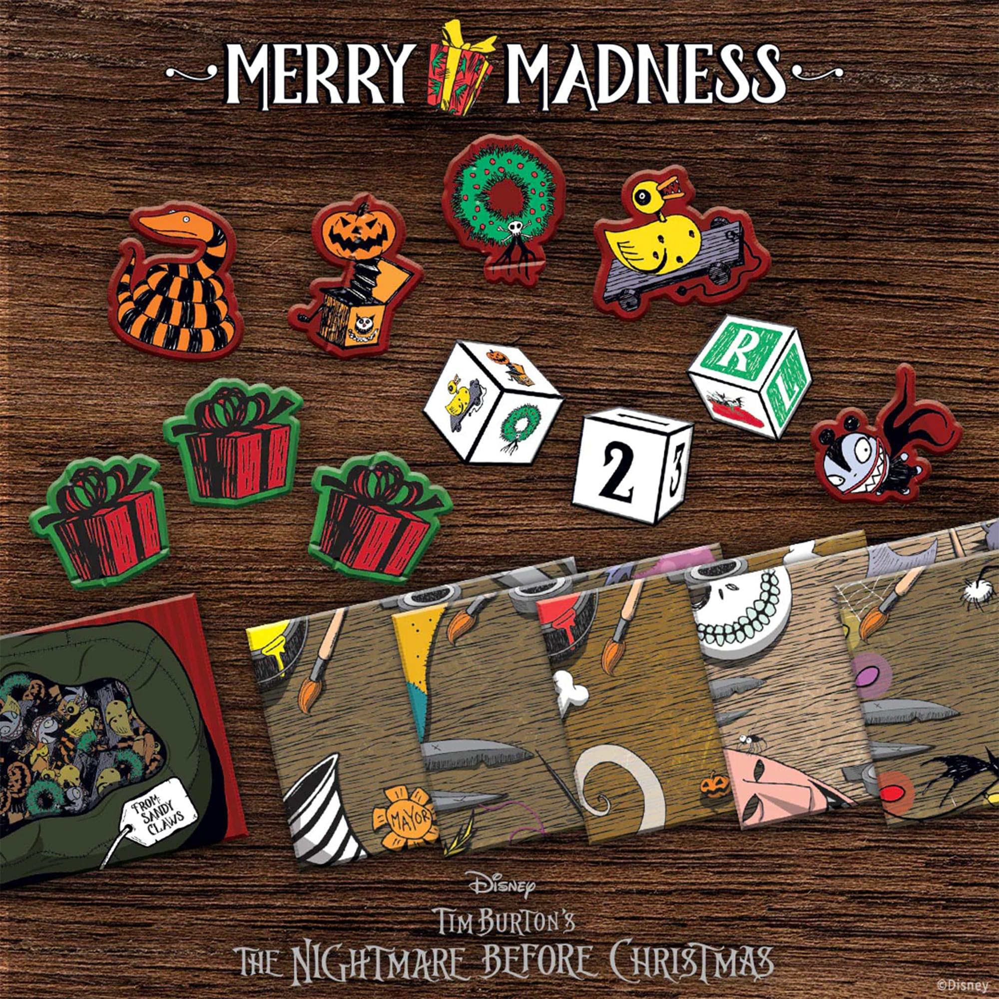 Nightmare Before Christmas Merry Madness Dice Game
