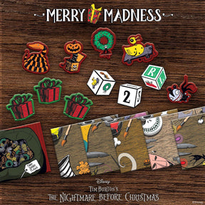 Nightmare Before Christmas Merry Madness Dice Game