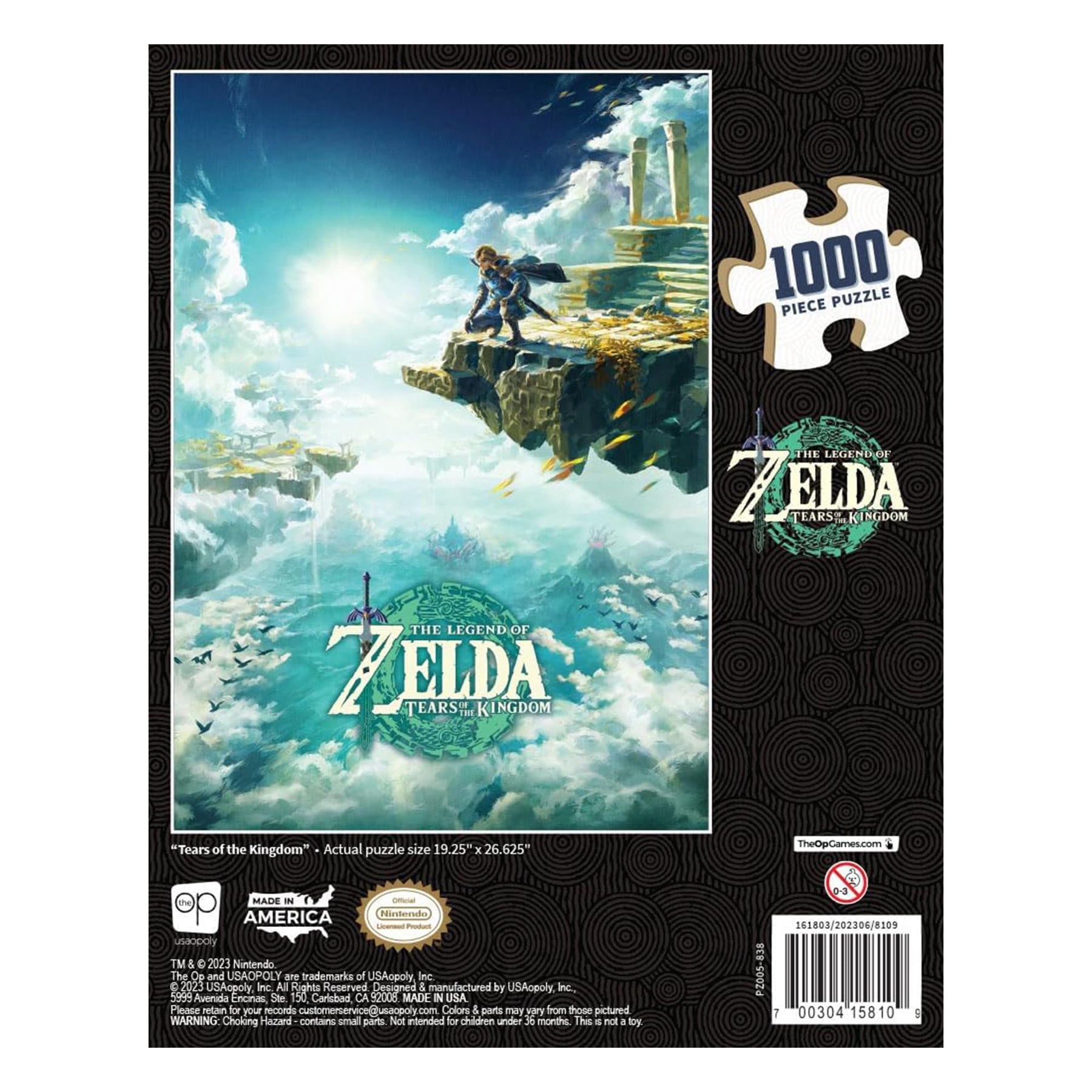 The Legend of Zelda "Tears of The Kingdom" 1000 Piece Jigsaw Puzzle