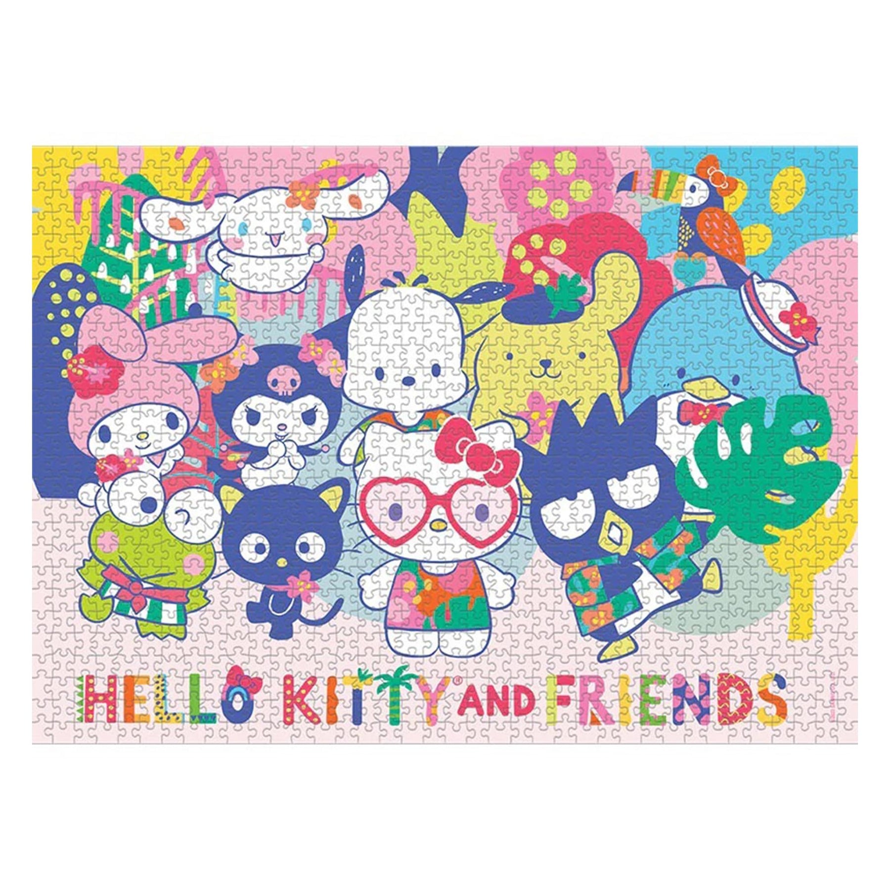 Sanrio Hello Kitty and Friends "Tropical Times" 1000 Piece Jigsaw Puzzle