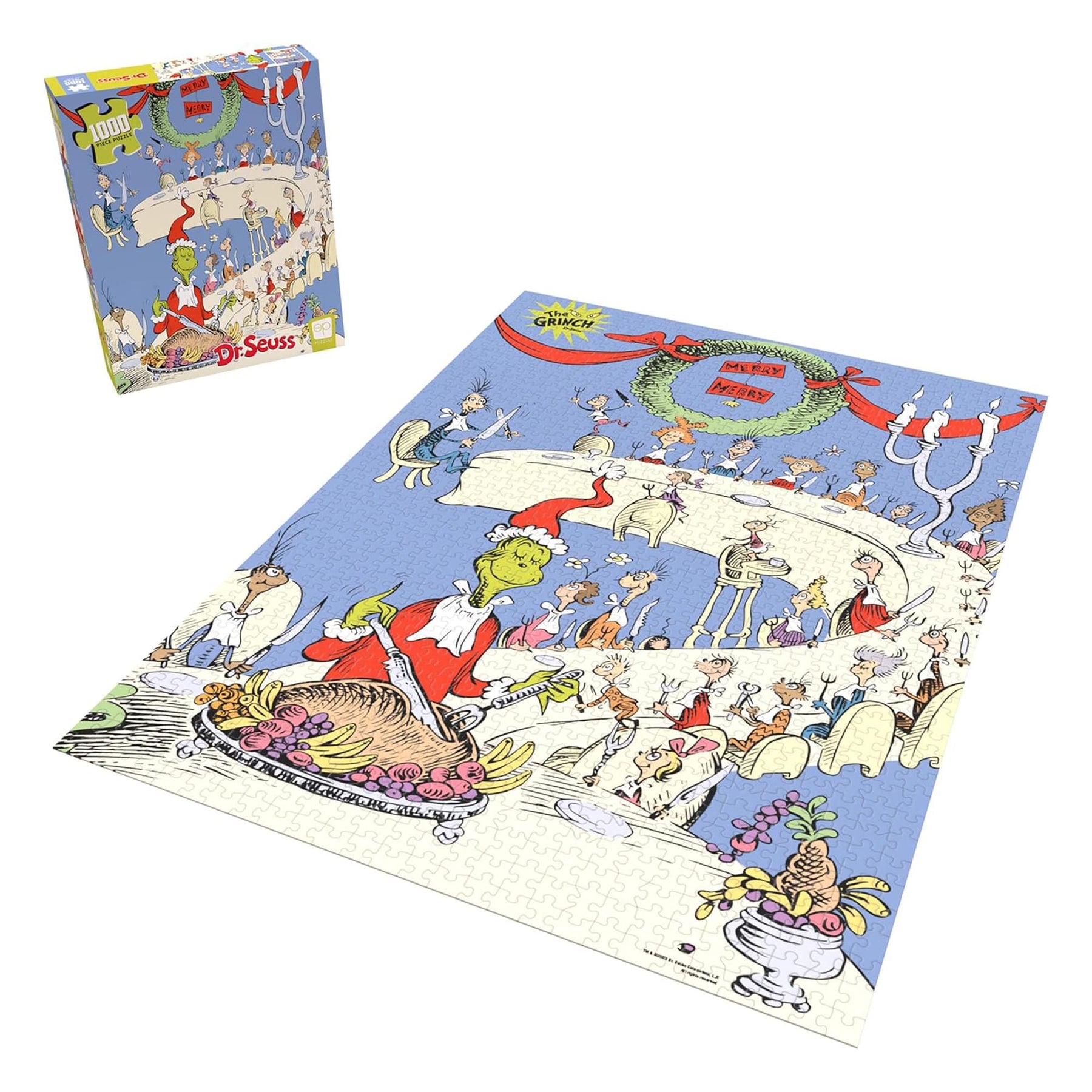 Dr. Seuss "The Grinch Feast" 1000 Piece Jigsaw Puzzle