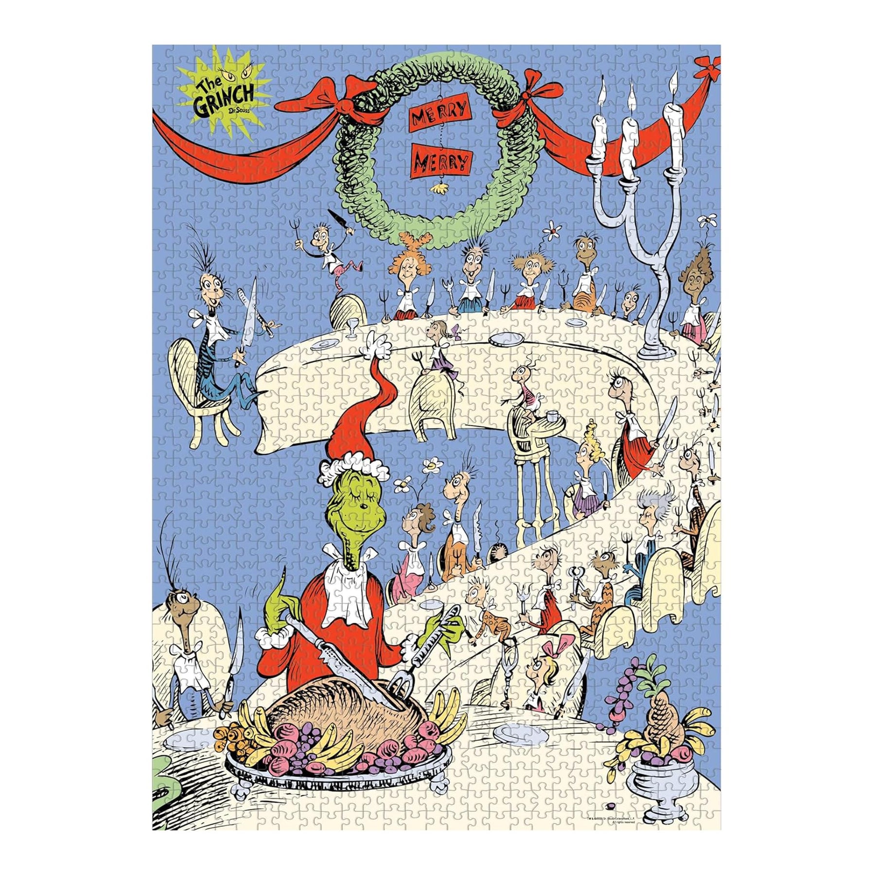 Dr. Seuss "The Grinch Feast" 1000 Piece Jigsaw Puzzle
