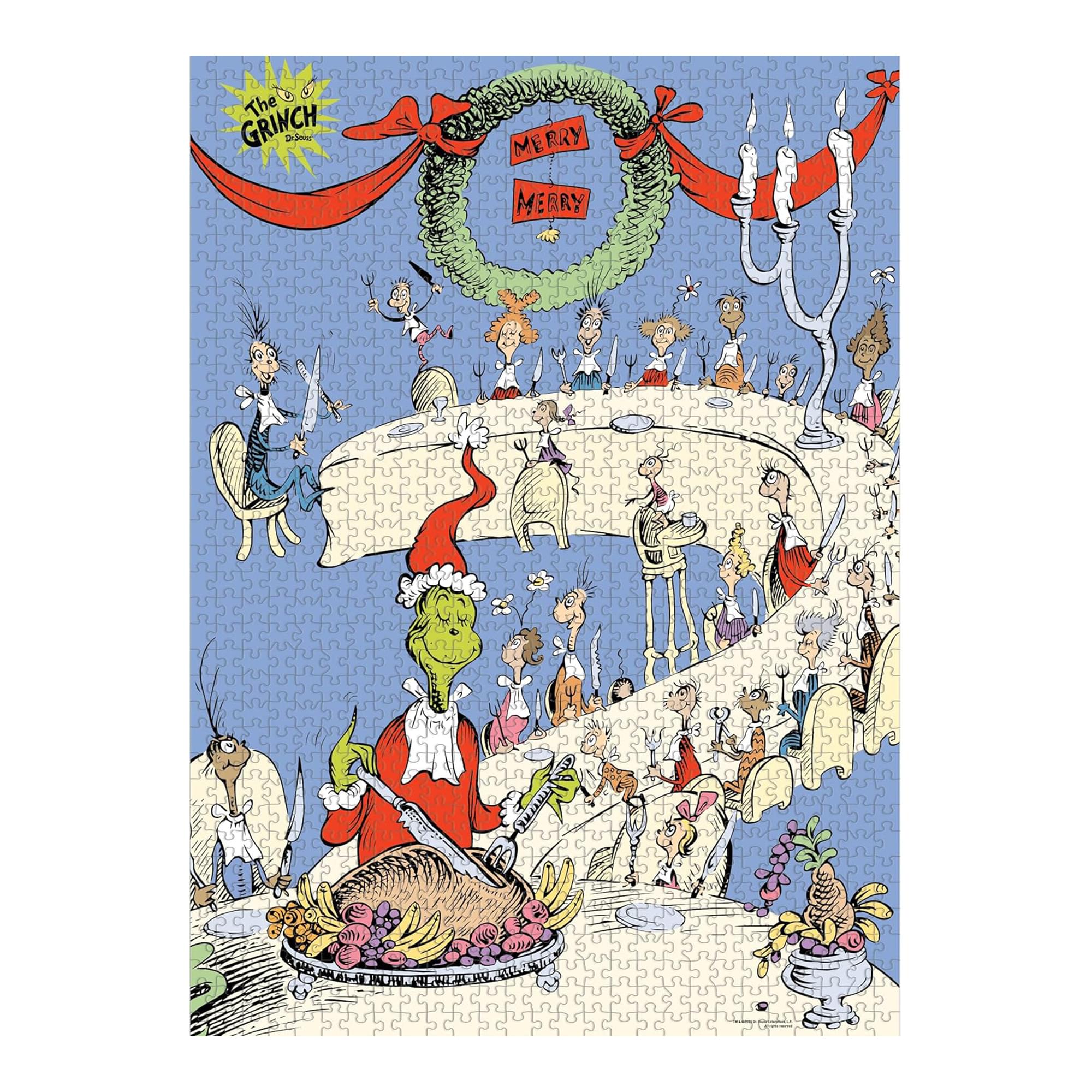 Dr. Seuss "The Grinch Feast" 1000 Piece Jigsaw Puzzle
