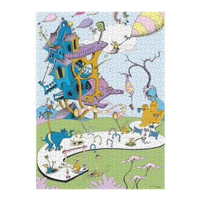 Dr. Seuss "Oh, The Places You'll Go" 1000 Piece Jigsaw Puzzle