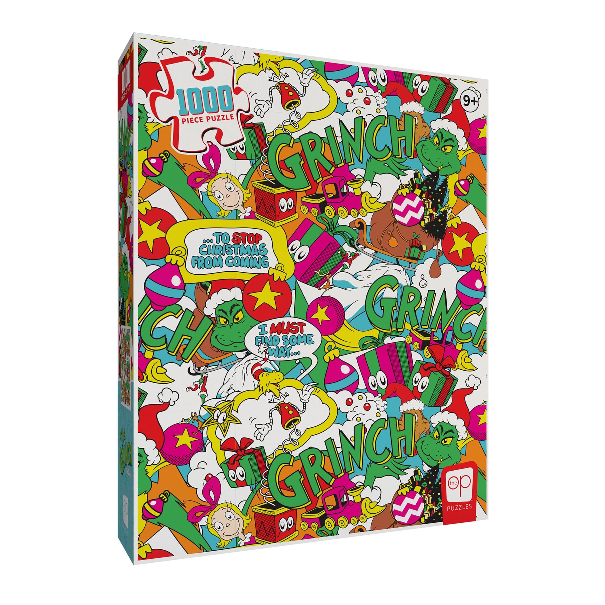 Dr. Seuss The Grinch "Poppin" 1000 Piece Jigsaw Puzzle
