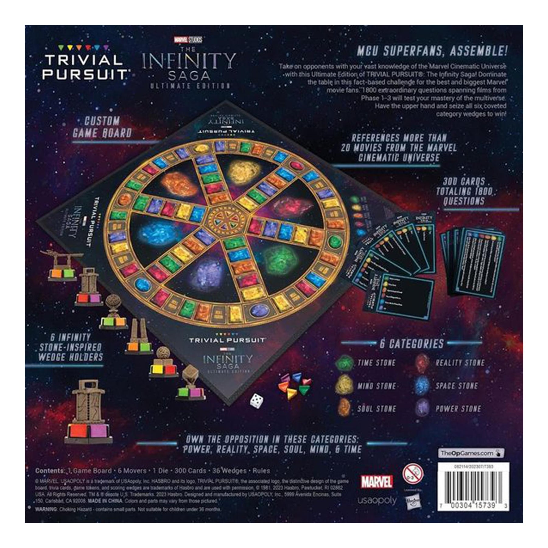 Trivial Pursuit Marvel Ultimate Edition Questions Game –