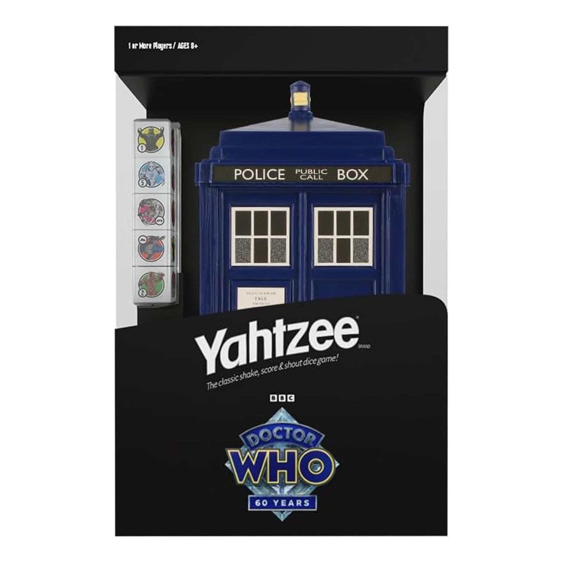 Doctor Who Tardis 60th Anniversary Yahtzee Dice Game