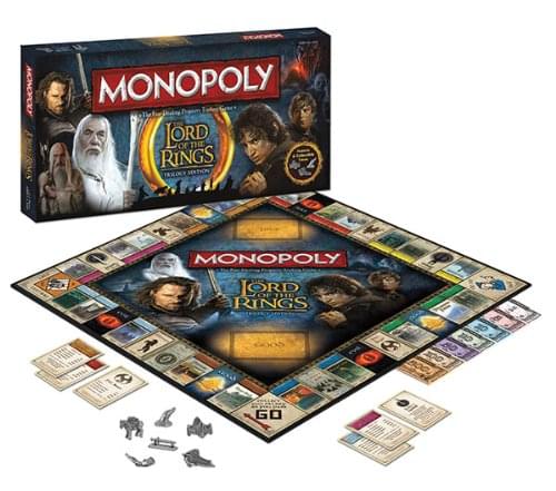 Monopoly The Lord Of The Rings Trilogy Edition Boardgame