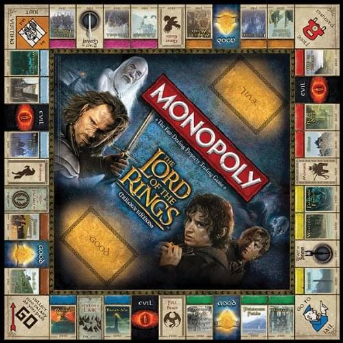 Monopoly The Lord Of The Rings Trilogy Edition Boardgame
