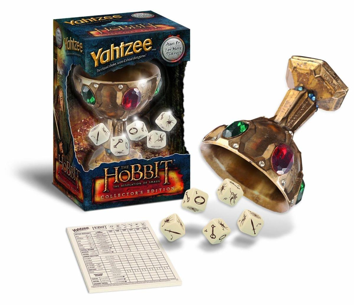 Yahtzee Dice Game: The Hobbit The Desolation Of Smaug Collector's Edition Game