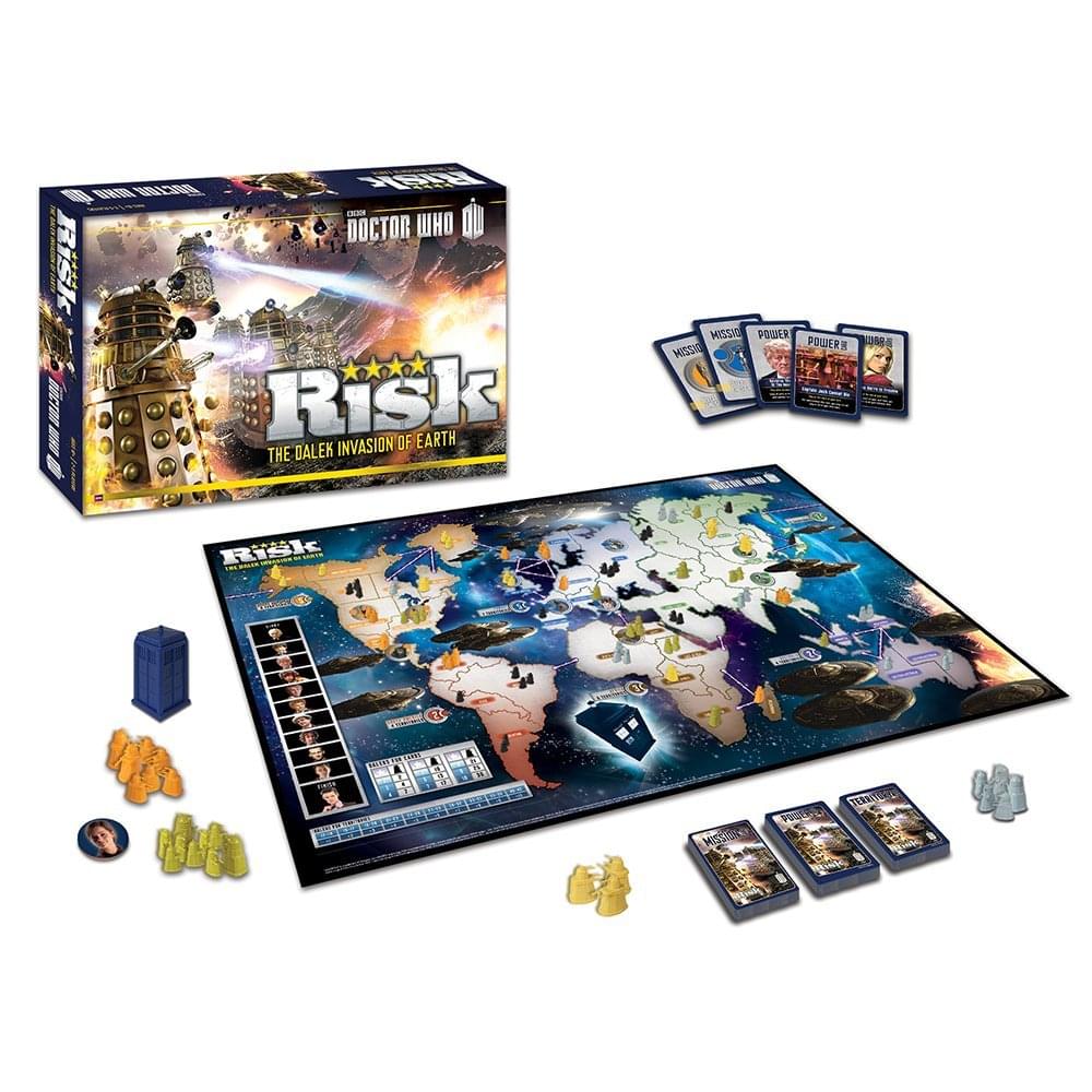 Risk Dr. Who Dalek Invasion Of Earth Board Game
