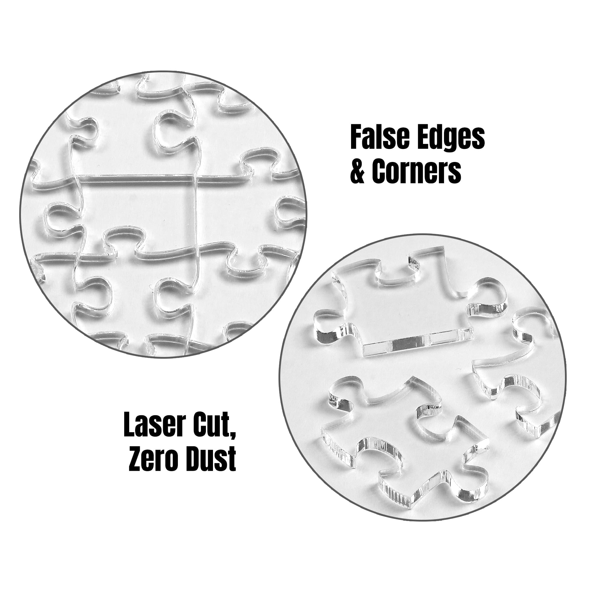 ImPuzzable 100-Piece Crystal Clear Plastic Jigsaw Puzzle