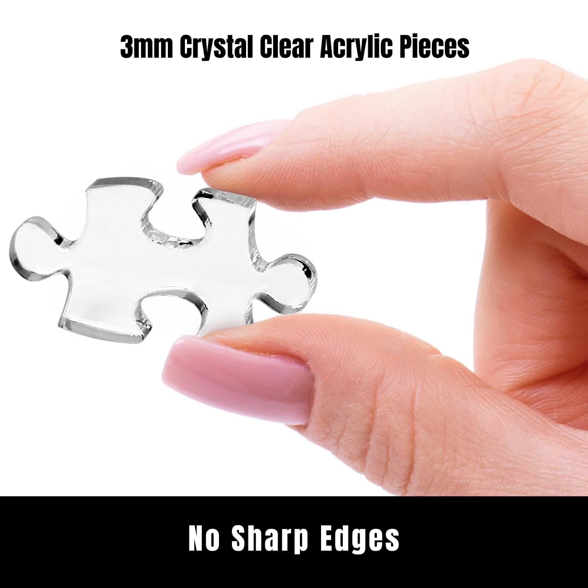 ImPuzzable 100-Piece Crystal Clear Plastic Jigsaw Puzzle