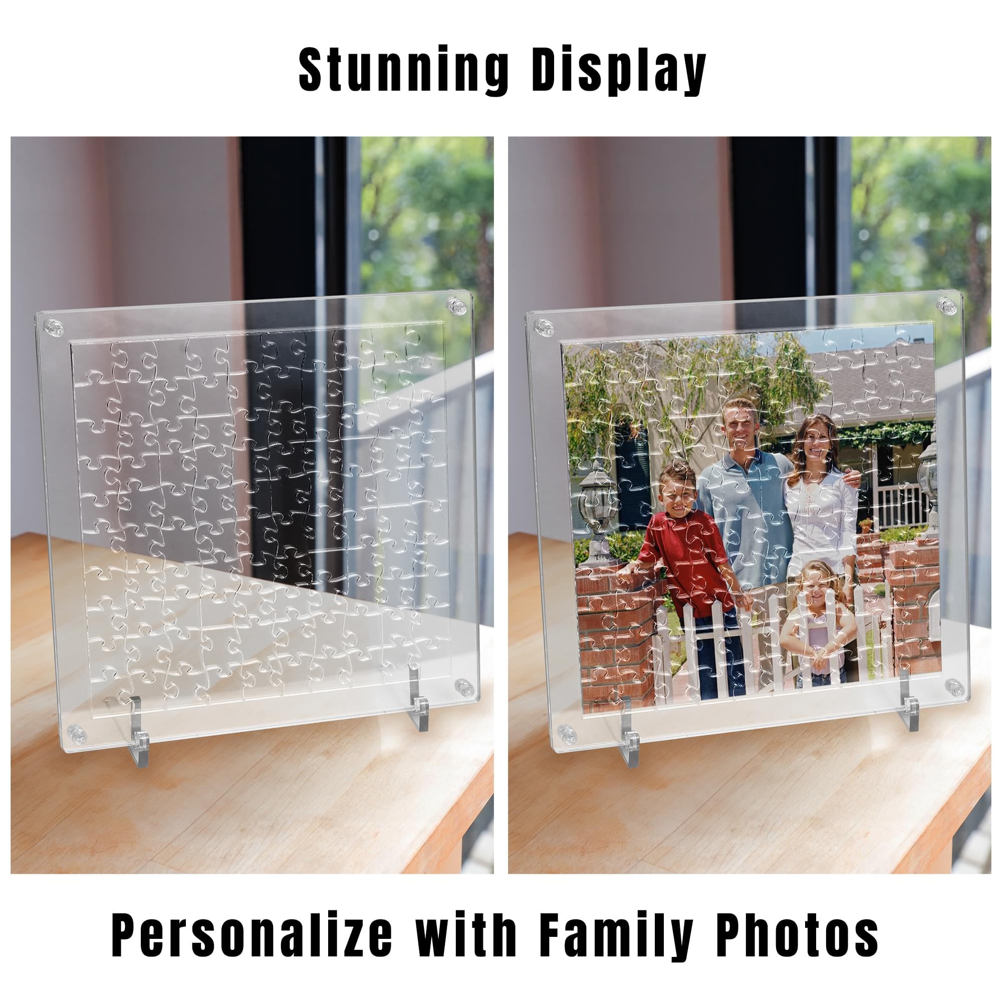 ImPuzzable 100-Piece Crystal Clear Plastic Jigsaw Puzzle