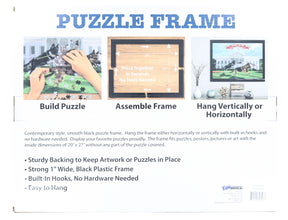 Matte Black Puzzle Frame | 20 x 27 Inches