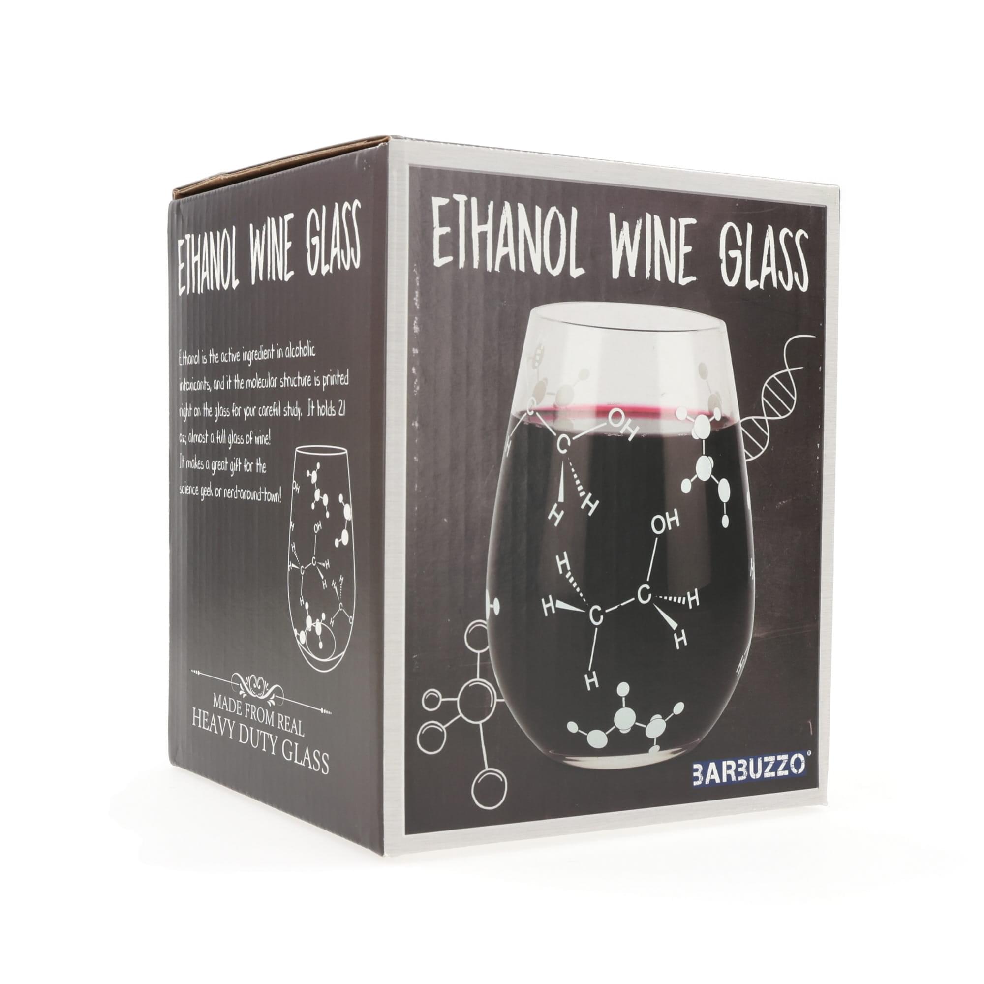 Chemistry Themed 21oz Stemless Wine Glass