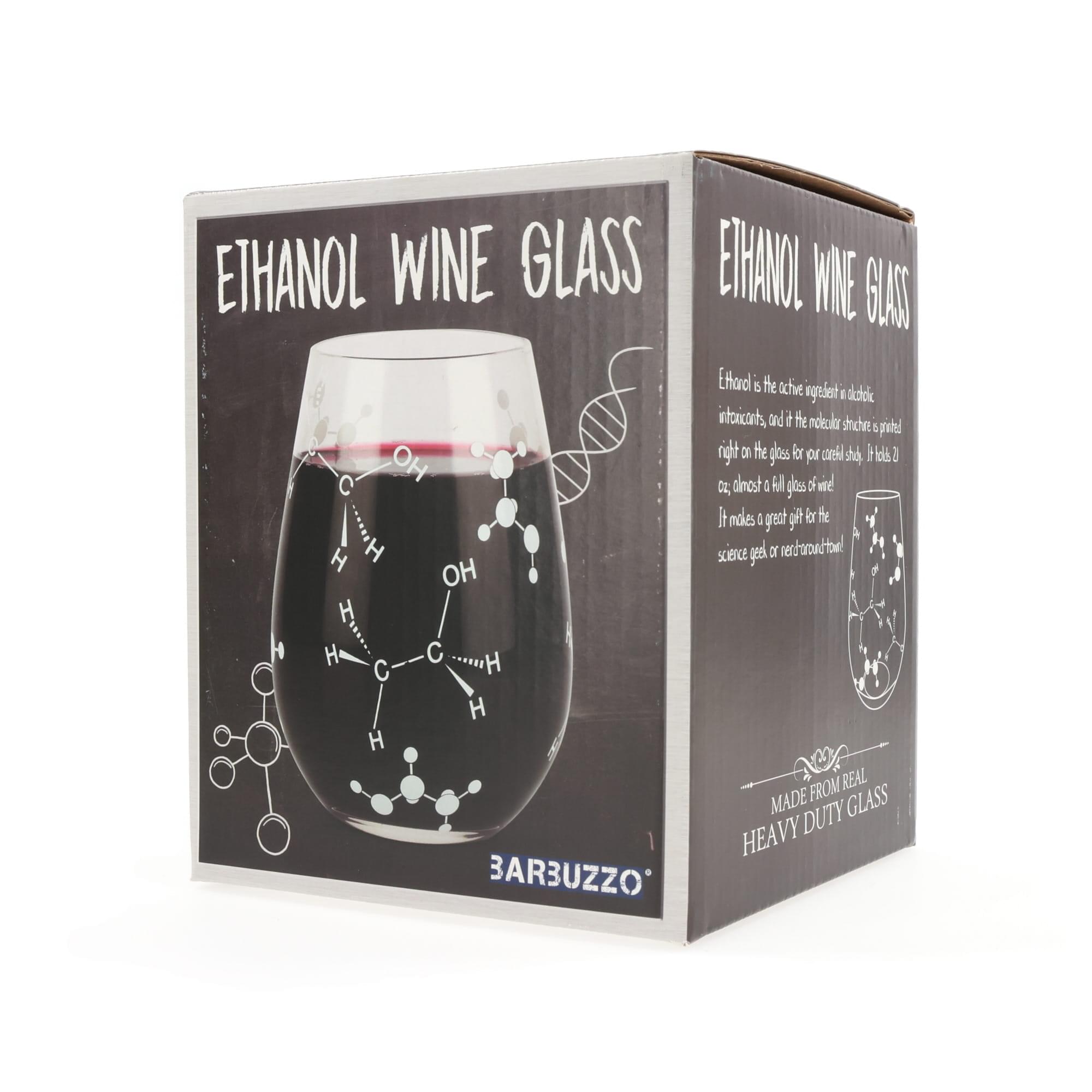 Chemistry Themed 21oz Stemless Wine Glass
