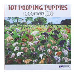 101 Pooping Puppies 1000 Piece Jigsaw Puzzle