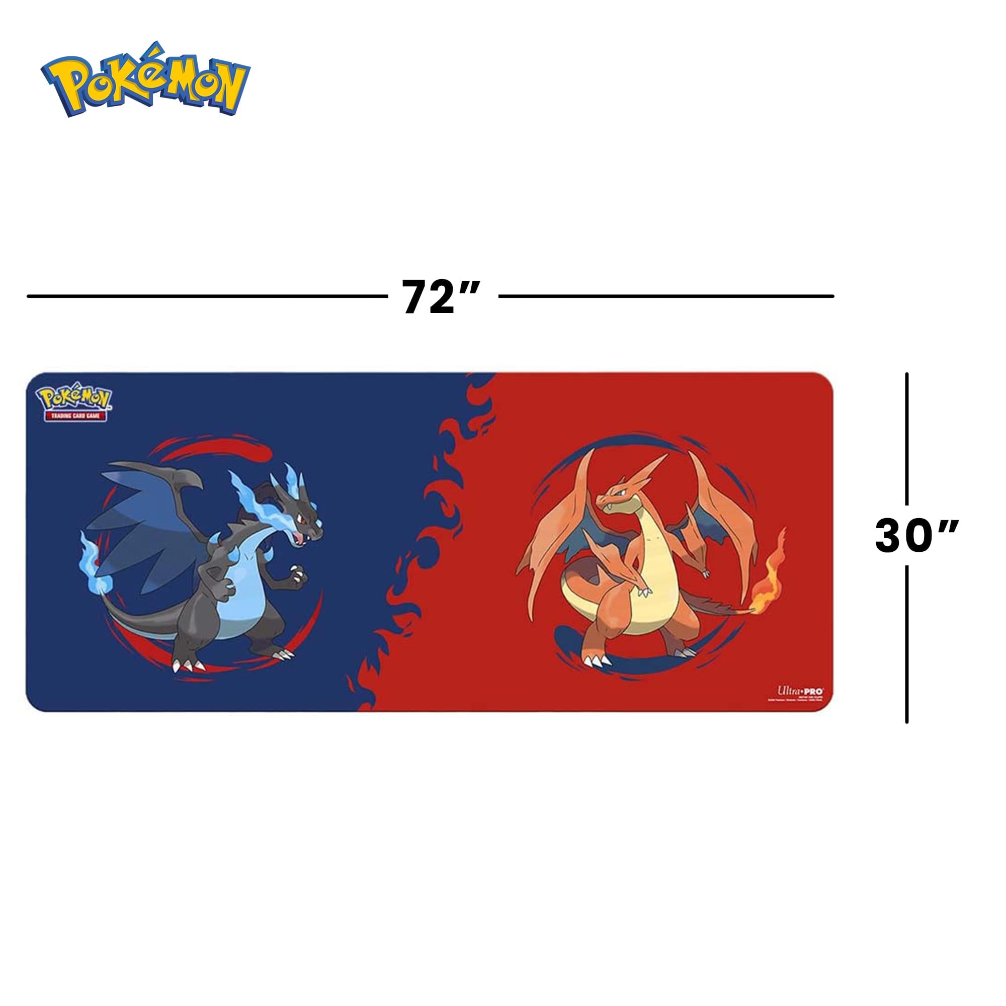 Pokemon TMG Mega Charizard X and Y Playmat | 6 Foot