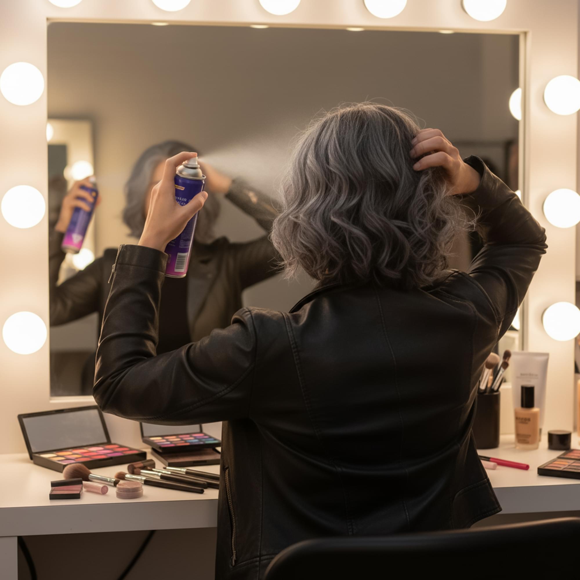 Silver Hair Spray Child Costume